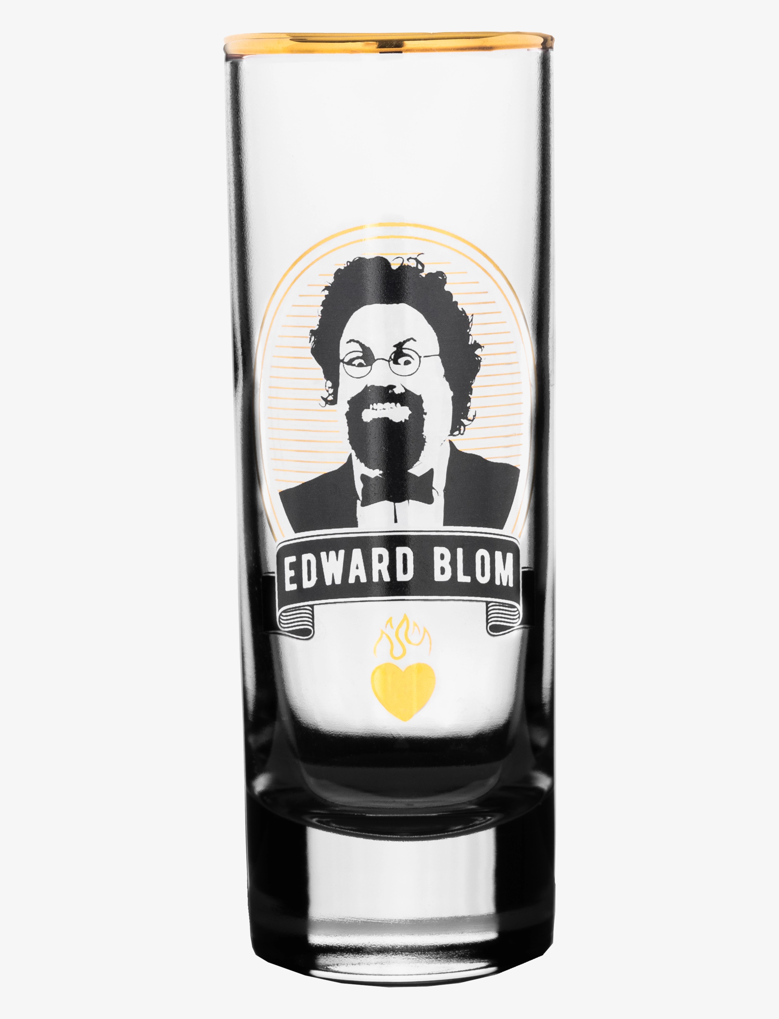 Edward Blom Shot glass No:1 "När man festar" - Edward Blom - CLEAR / undefined