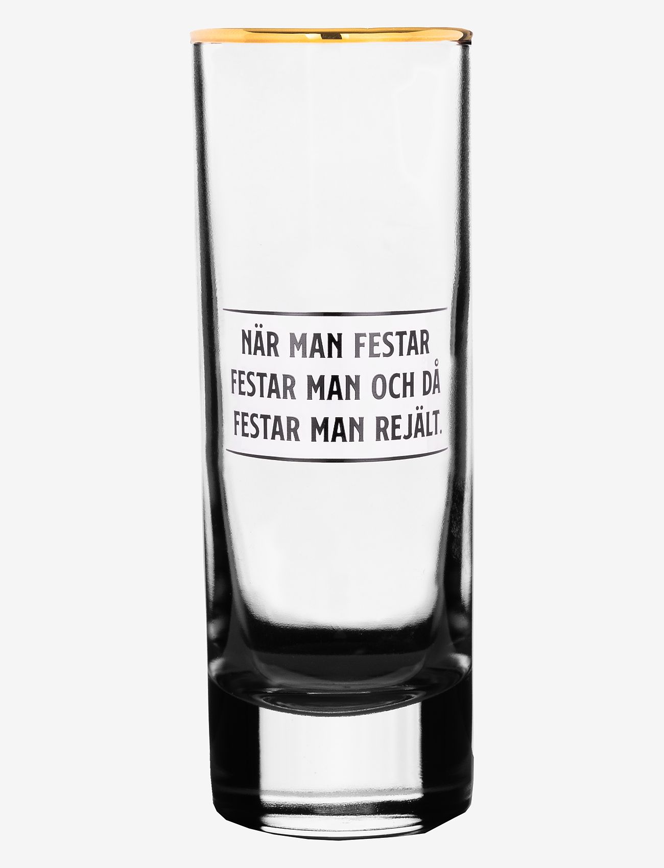 Edward Blom - Shot glass No:1 "När man festar" - schnapsgläser - clear - 1