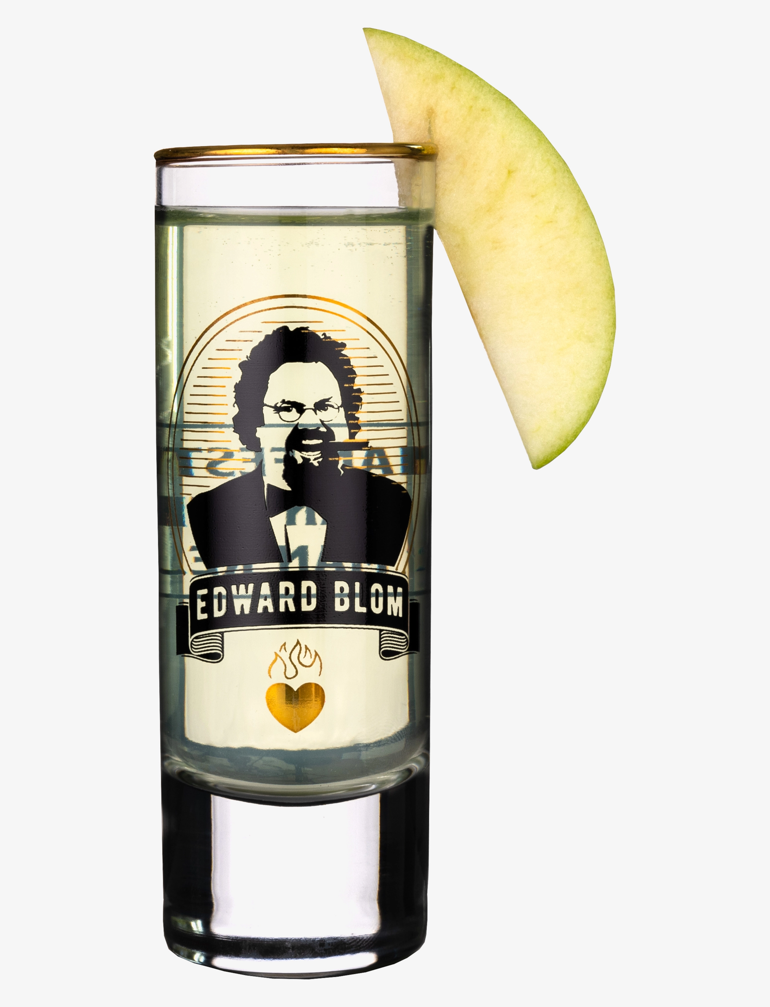 Edward Blom - Shot glass No:1 "När man festar" - kieliszki do nalewek shot - clear - 3