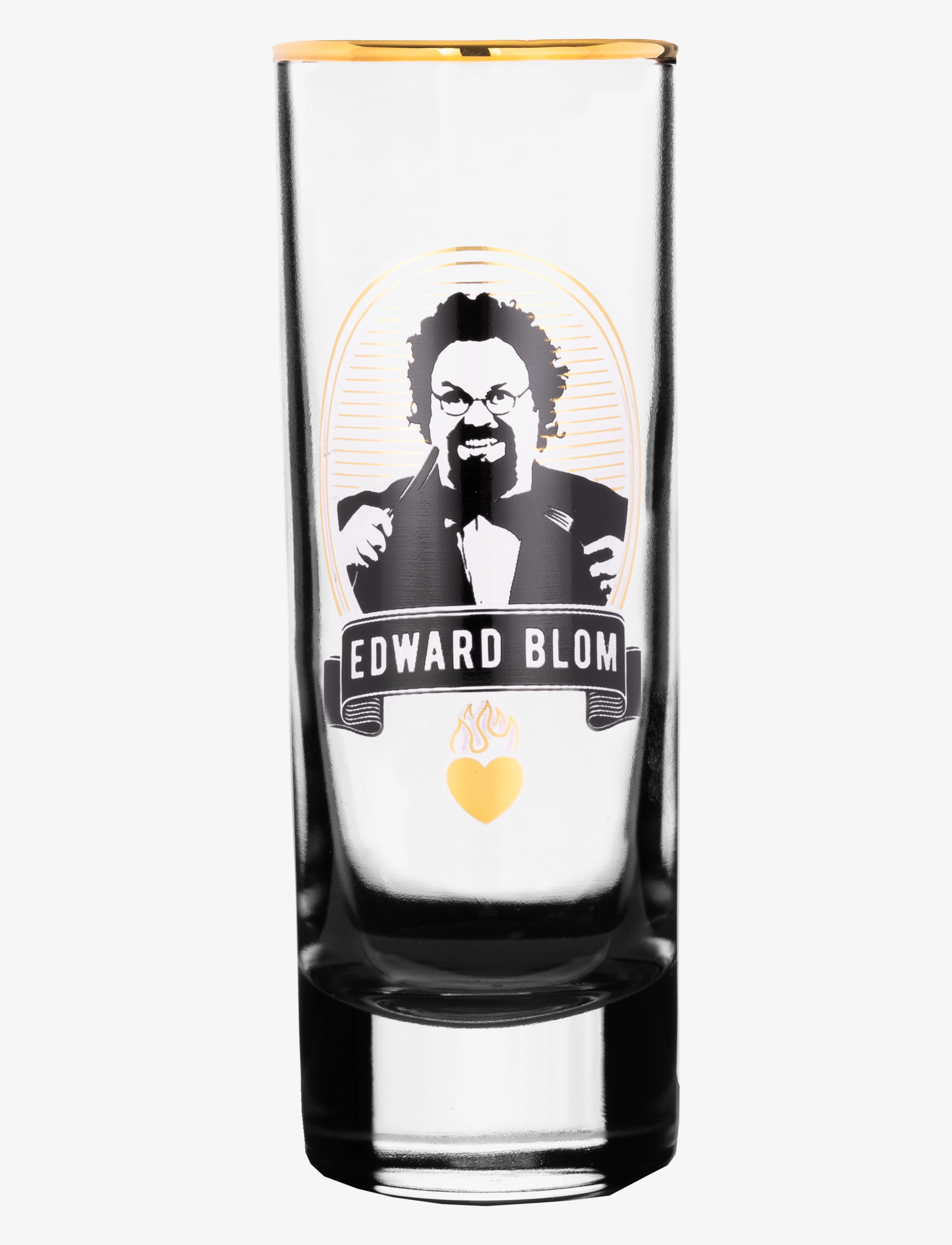 Edward Blom Shot Glass No:2 "Jag Gillar Fett", 6 CL, Nude, Glas > Shotglas, Unisex