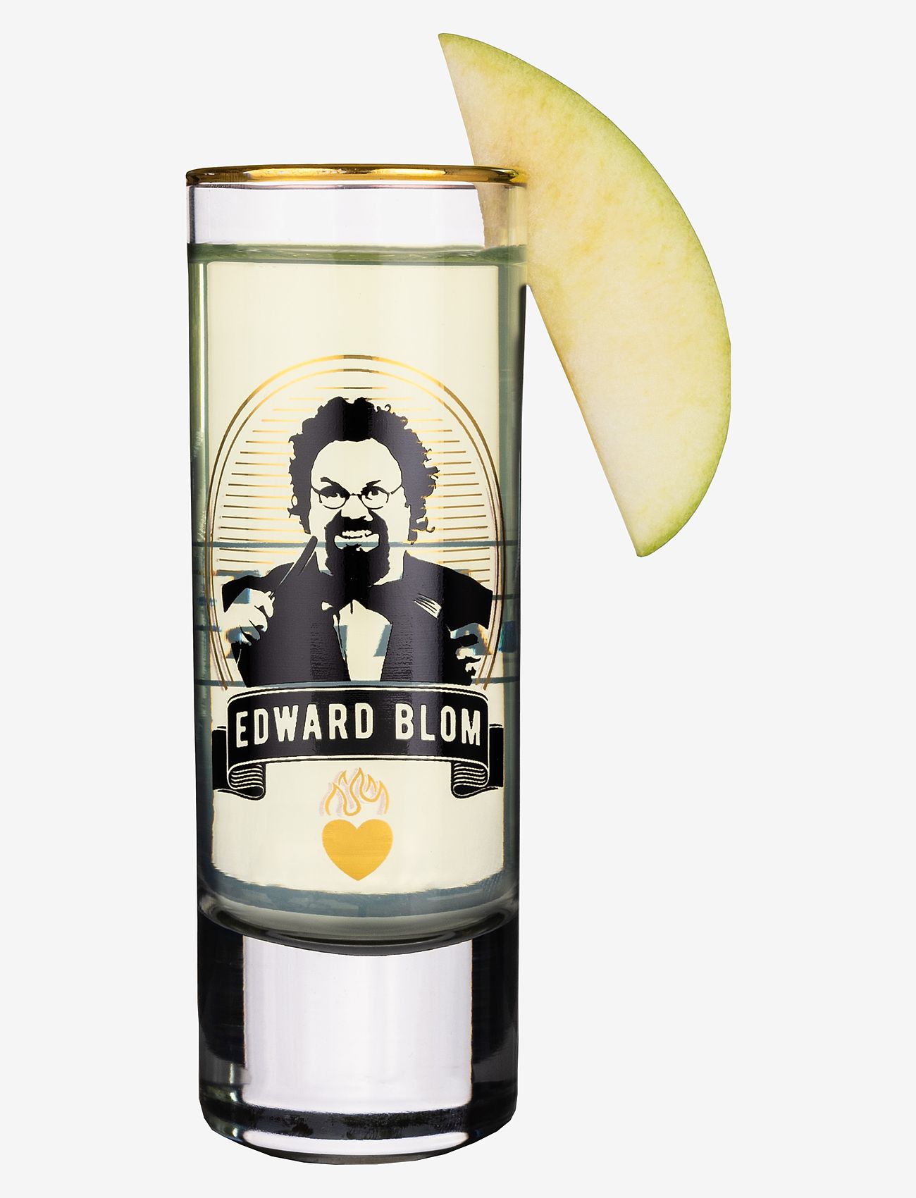 Edward Blom - Shot glass No:2 "Jag gillar fett" - schnapsgläser - clear - 3