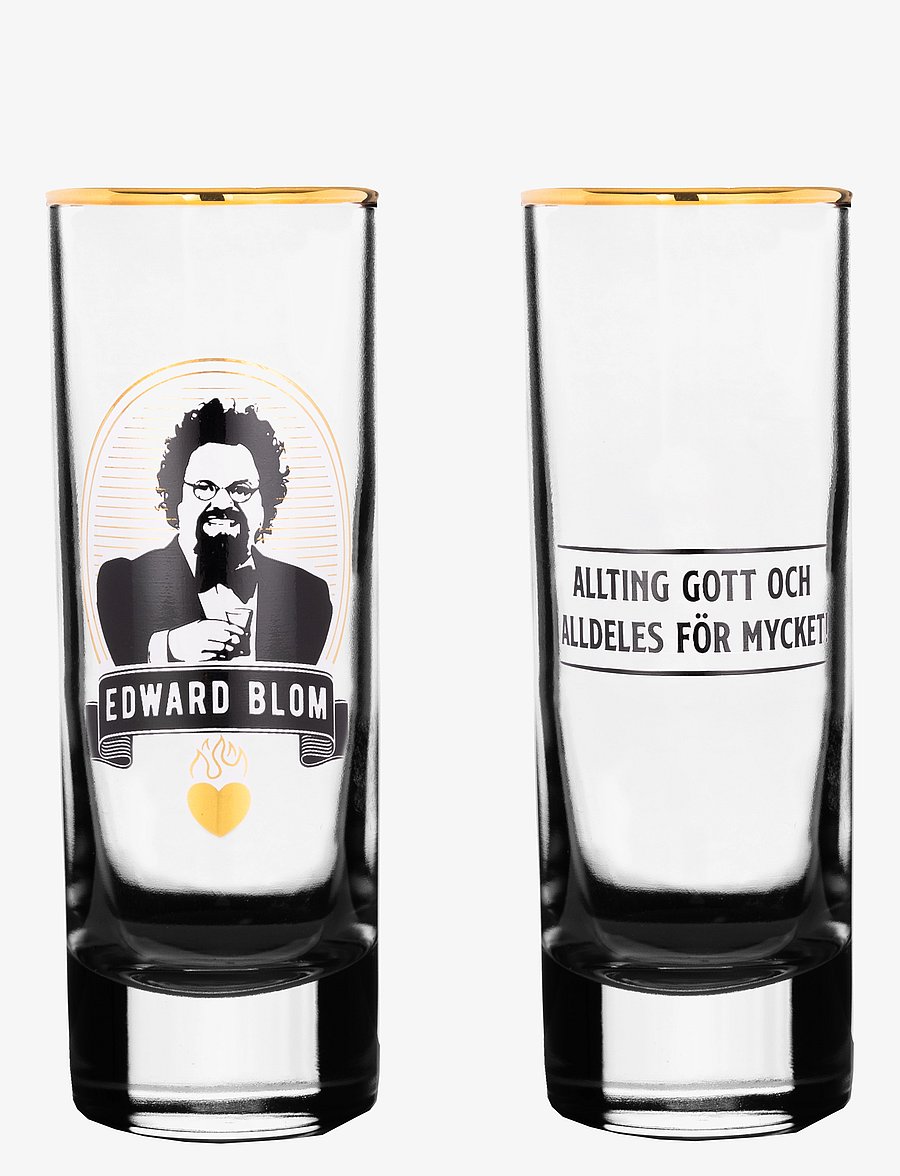 Edward Blom - Shot glass No:3 "Allting gott och" - schnapsgläser - clear - 2