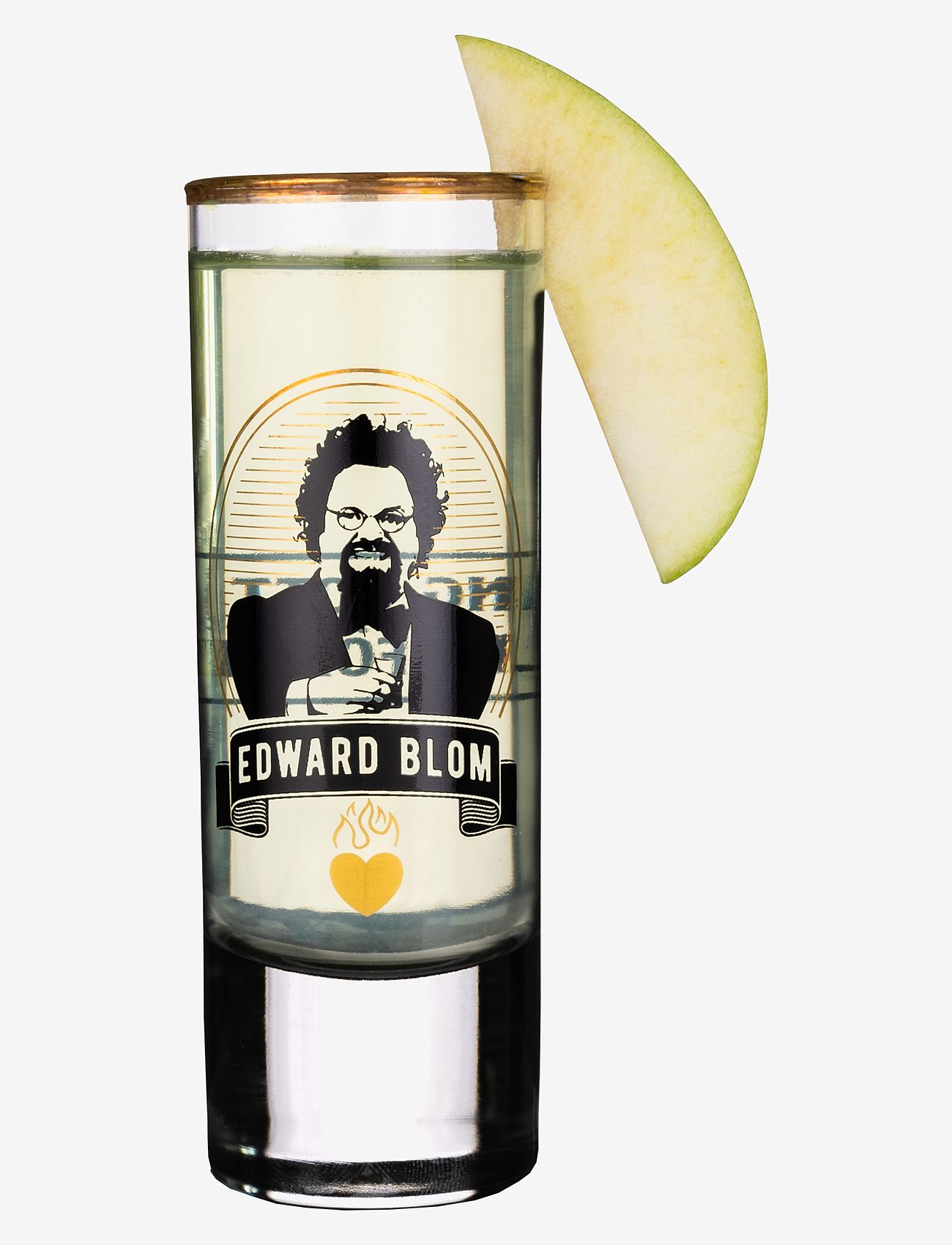 Edward Blom - Shot glass No:3 "Allting gott och" - stikliukai - clear - 3