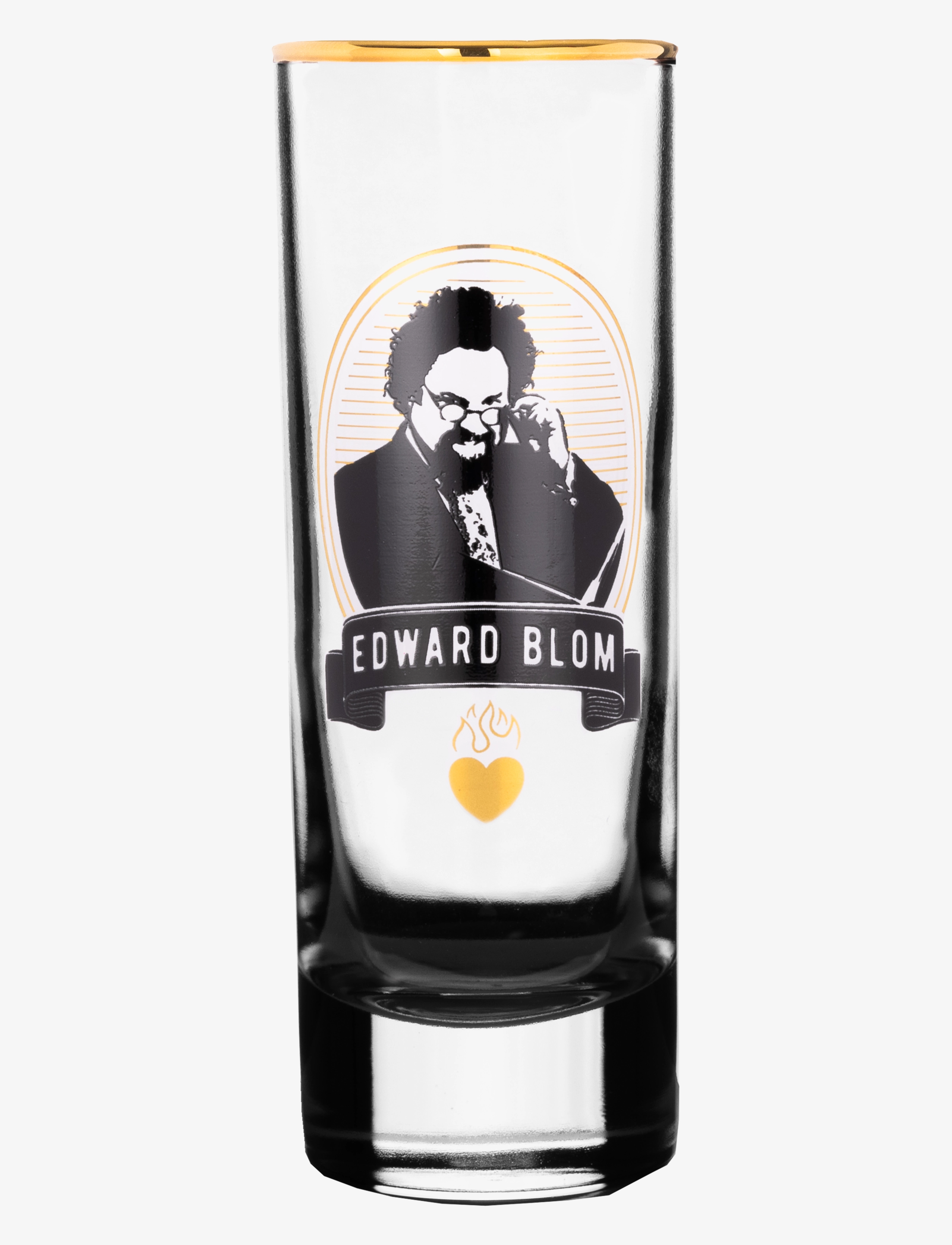 Edward Blom Shot Glass No:4 "Som Ungdom Ska", 6 CL, Glass, Nackt - Homeware