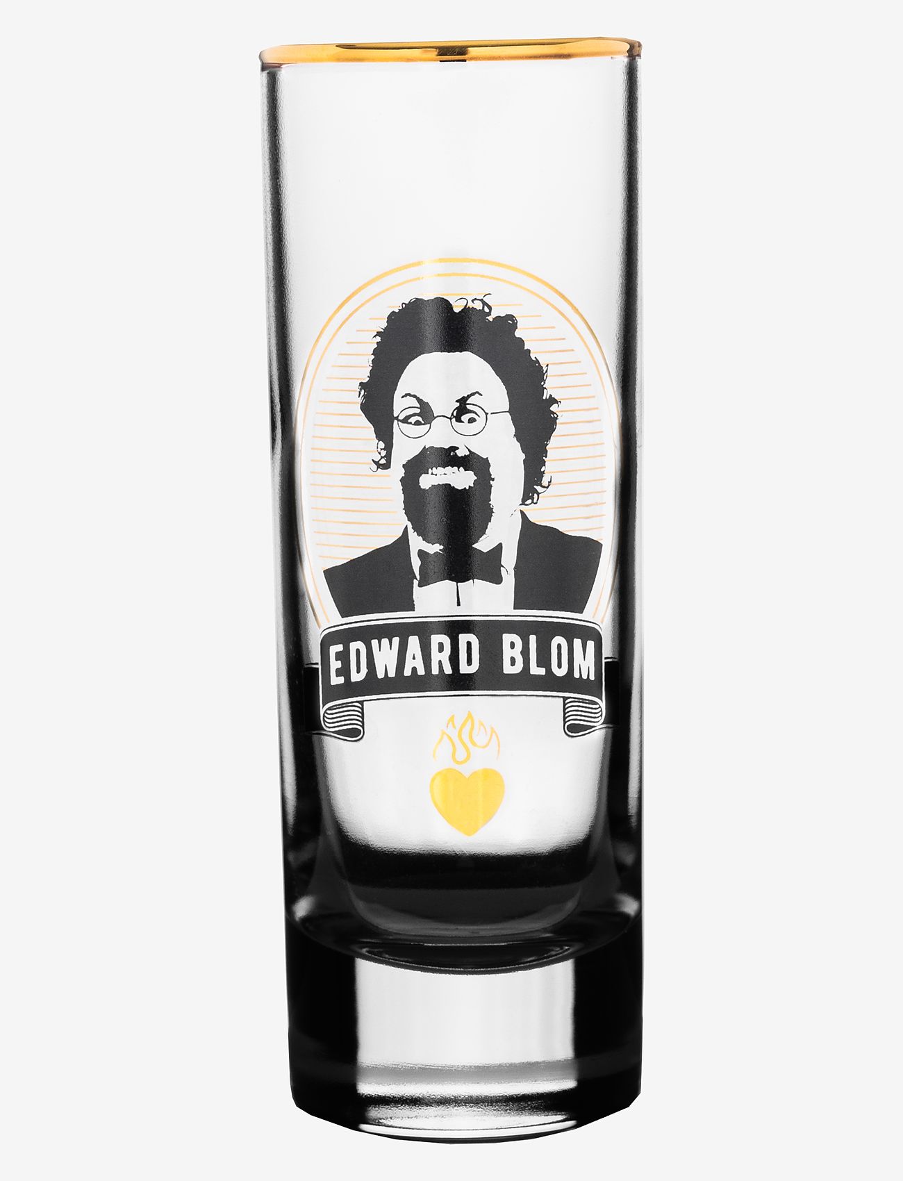 Edward Blom - Shot glass No:7 "Livet på en" - osta hinnan perusteella - clear - 0