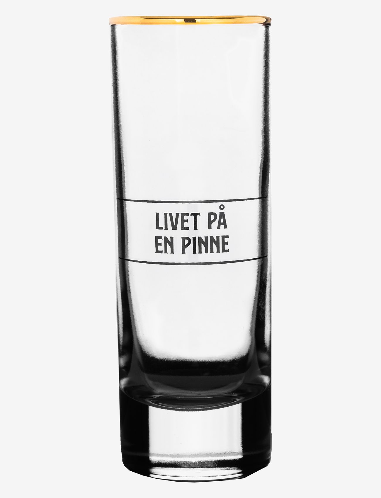 Edward Blom - Shot glass No:7 "Livet på en" - osta hinnan perusteella - clear - 1
