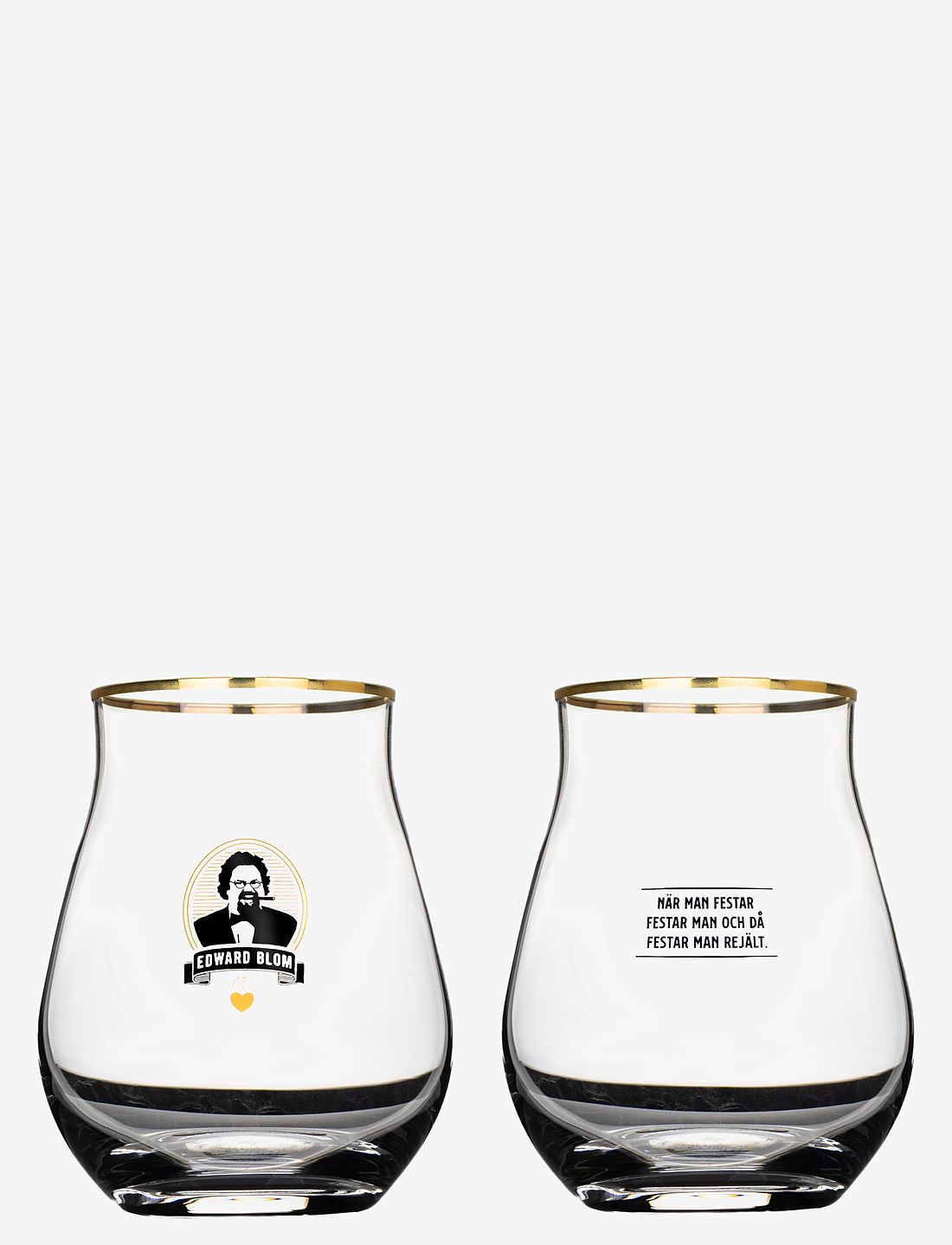 Edward Blom - Whisky / Tasting glass No:1 "När man festar" - whiskey- & cognacgläser und schwenker - clear - 3