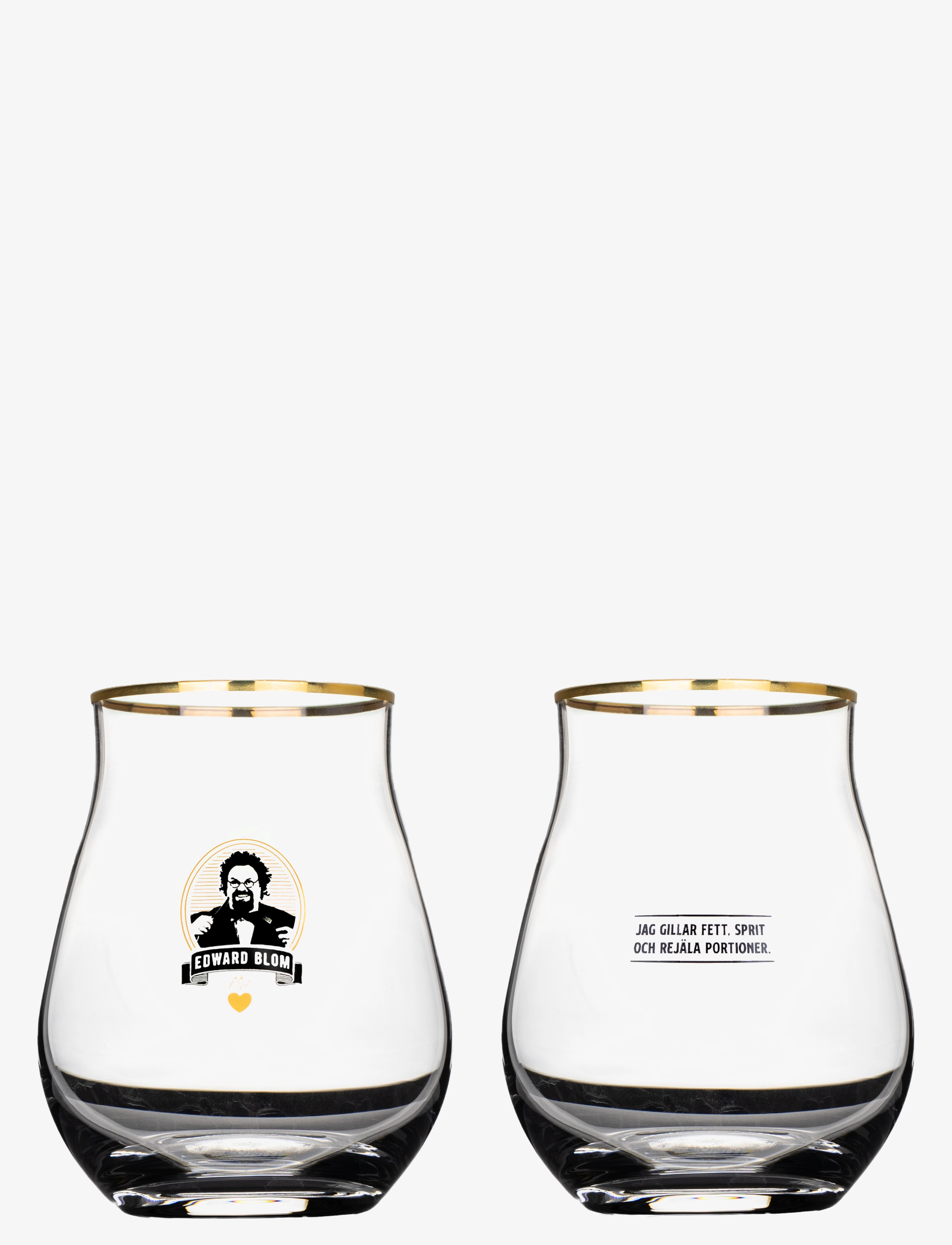 Edward Blom - Whisky / Tasting glass No:2 "Jag gillar fett" - verres à whisky & cognac - clear - 3