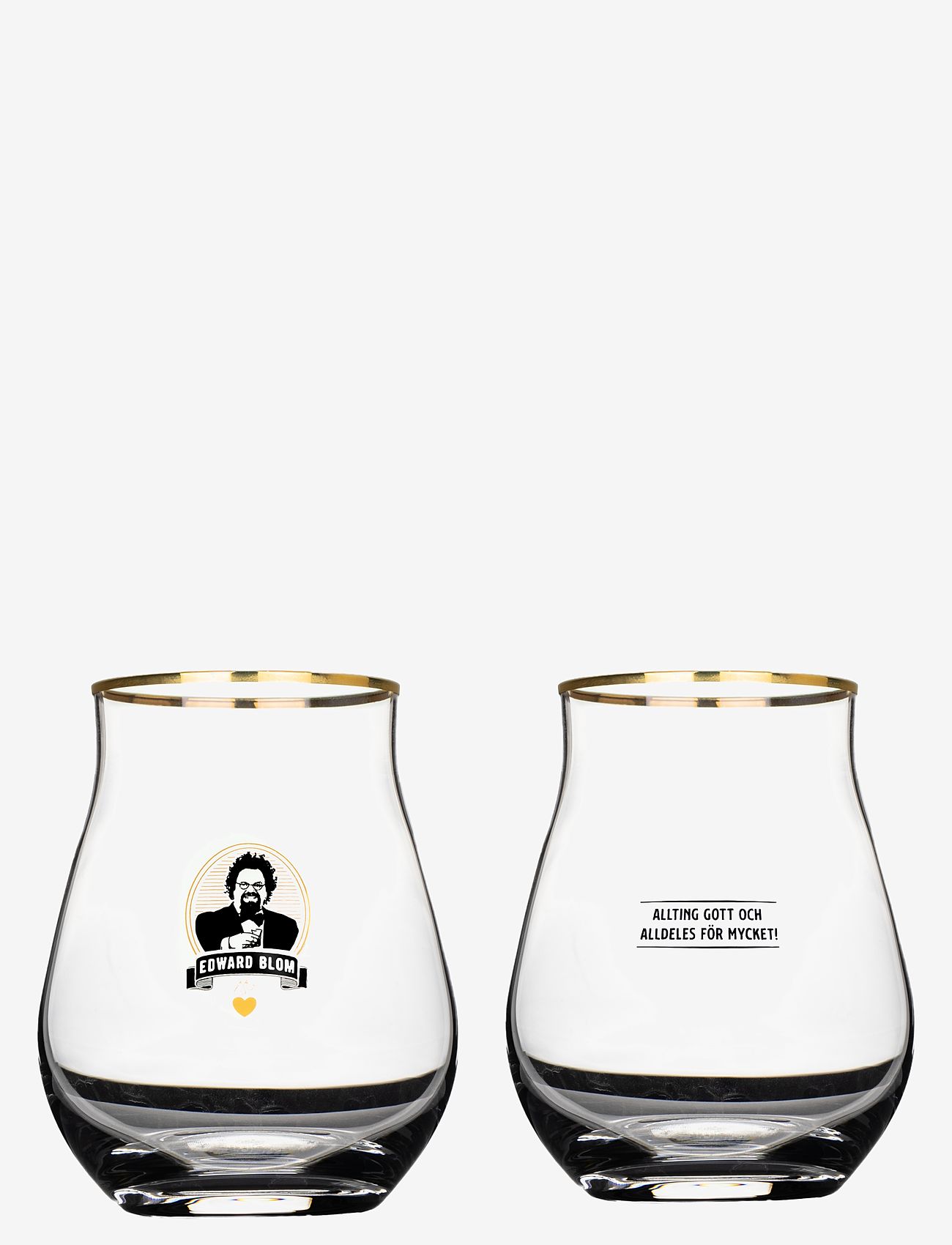 Edward Blom - Whisky / Tasting glass No:3 "Allting gott och" - verres à whisky & cognac - clear - 3