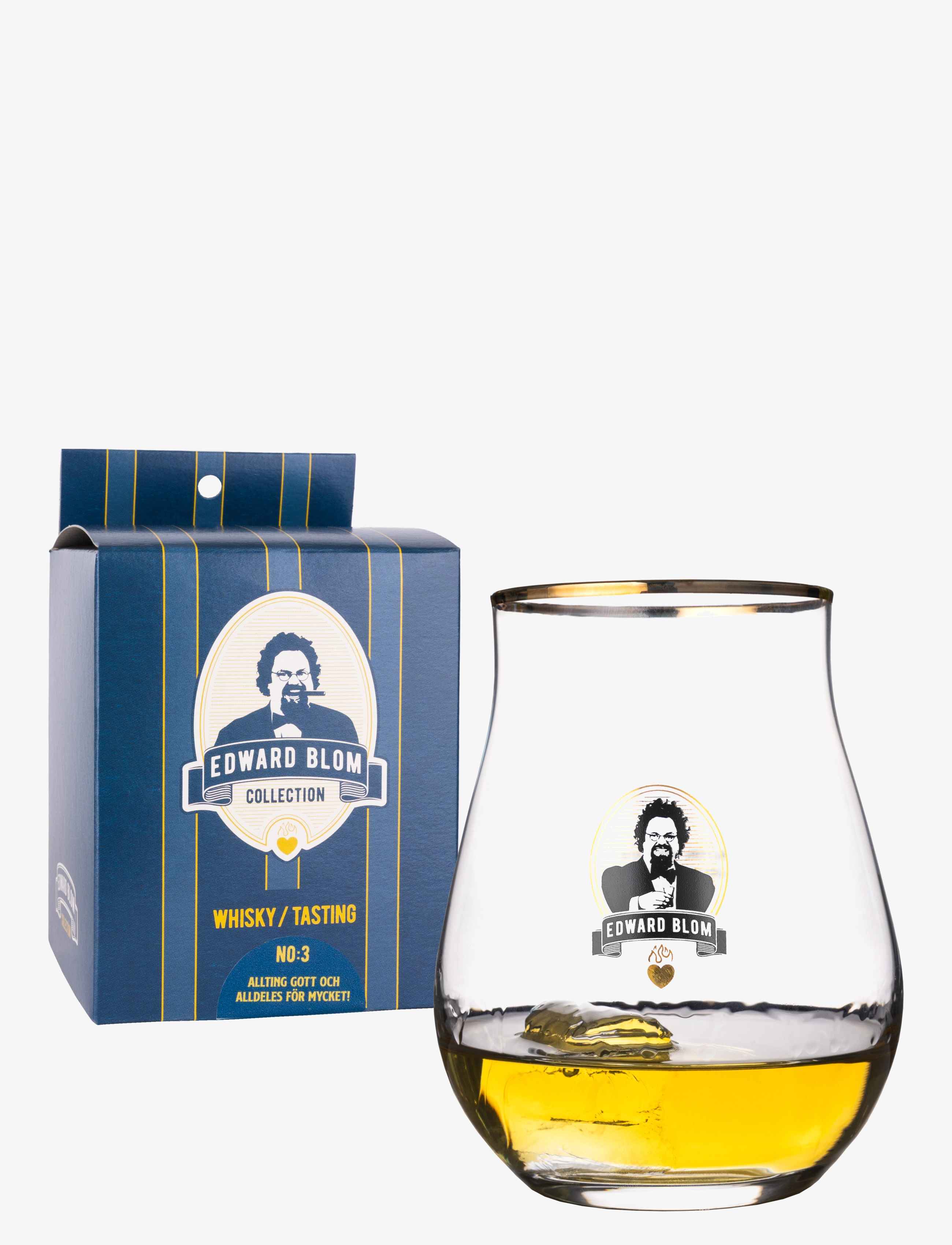 Edward Blom - Whisky / Tasting glass No:3 "Allting gott och" - whiskey- & cognacgläser und schwenker - clear - 4
