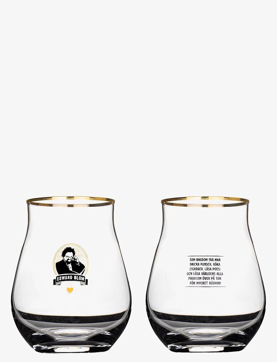 Edward Blom - Whisky / Tasting glass No:4 "Som ungdom ska" - viski- ja konjakiklaasid - clear - 3