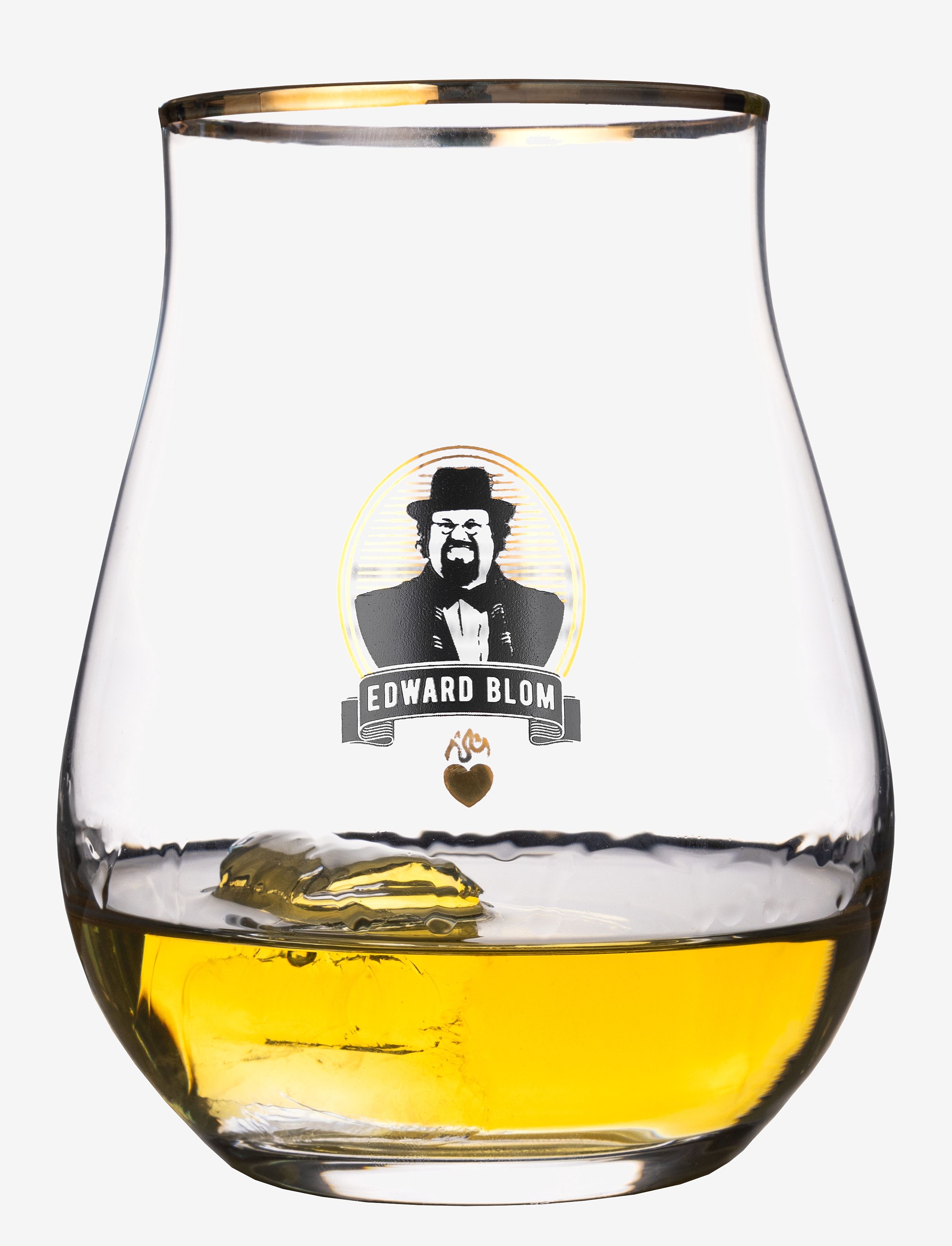 Edward Blom - Whisky / Tasting glass No:5 "Det viktiga är" - whiskyglas & cognacglas - clear - 2