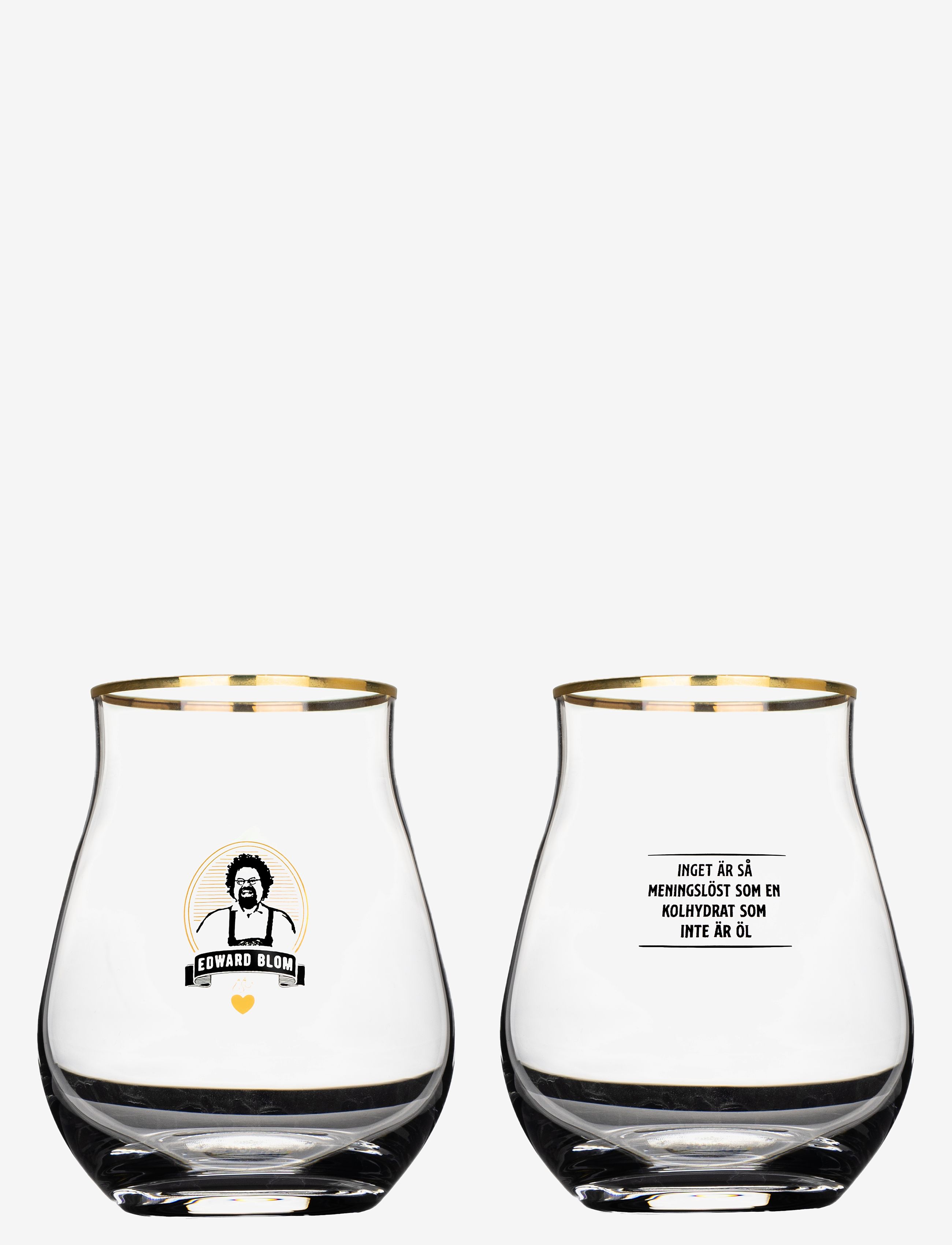 Edward Blom - Whisky / Tasting glass No:6 "Inget är så" - whiskyglass & cognacglass - clear - 3