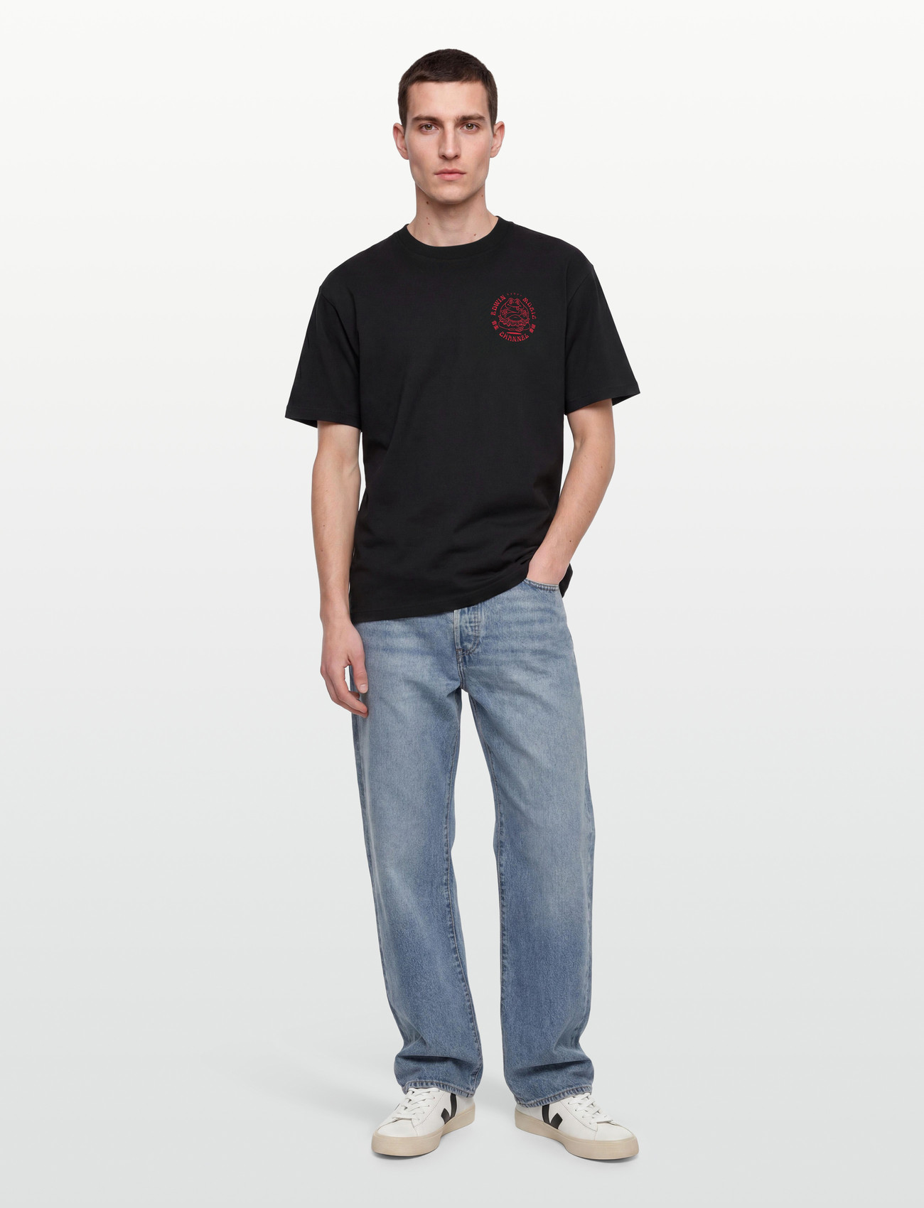 Edwin Bolton T-Shirt - Grey Marl/ - - S 2