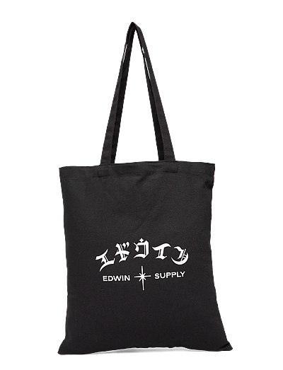 Edwin Edwin Tote Bag - Black - Carry Bags - BLACK / black