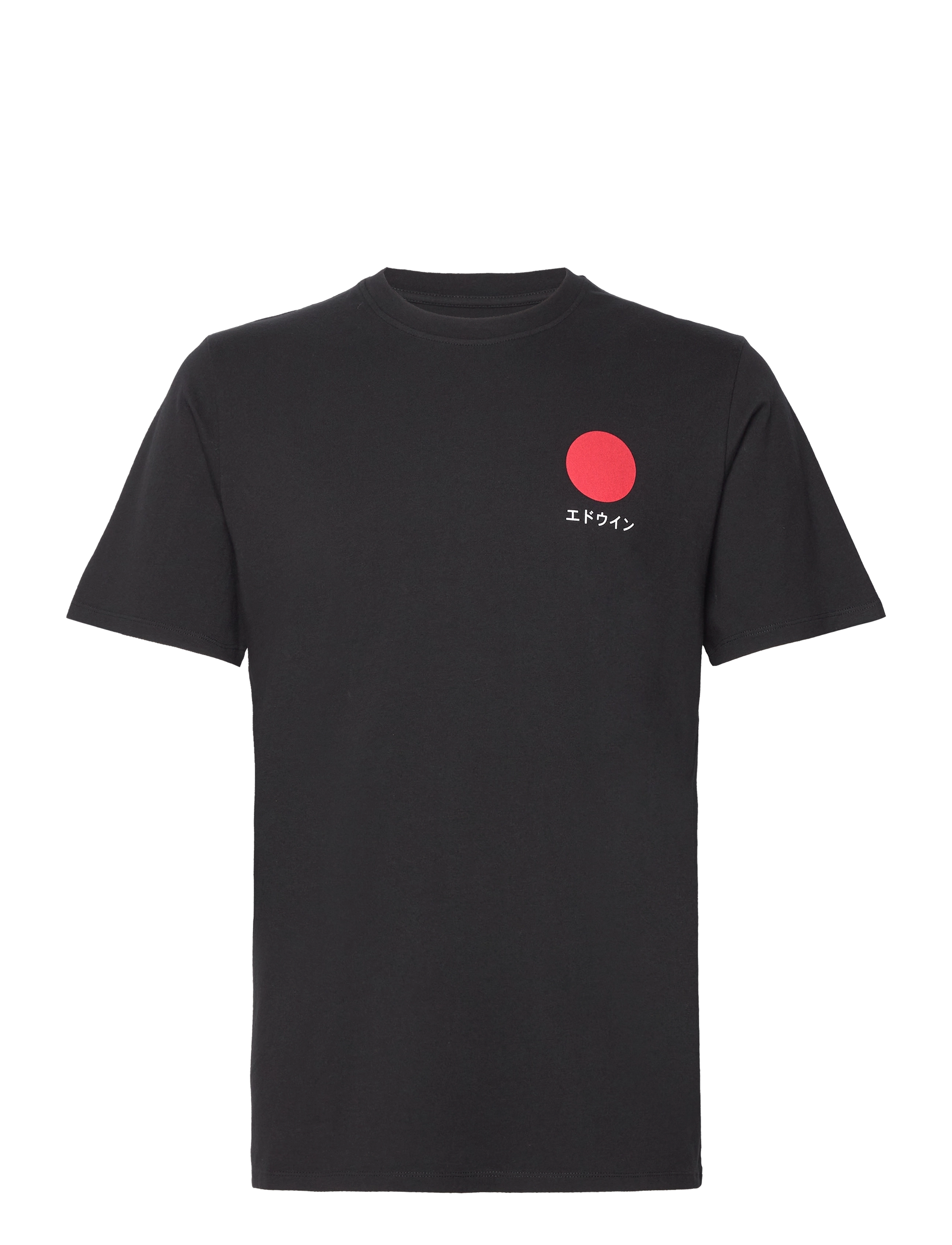 Edwin Japanese Sun T-Shirt, S, T-shirts, Schwarz - Short-sleeved, Männerswear