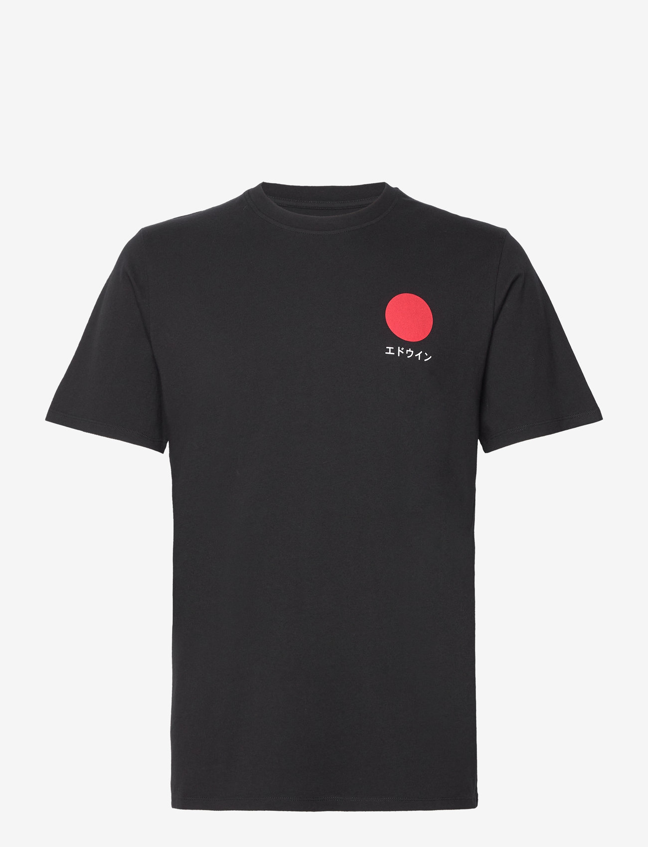 Edwin - Bolton T-Shirt - Grey Marl/White - kortärmade t-shirts - black - 0
