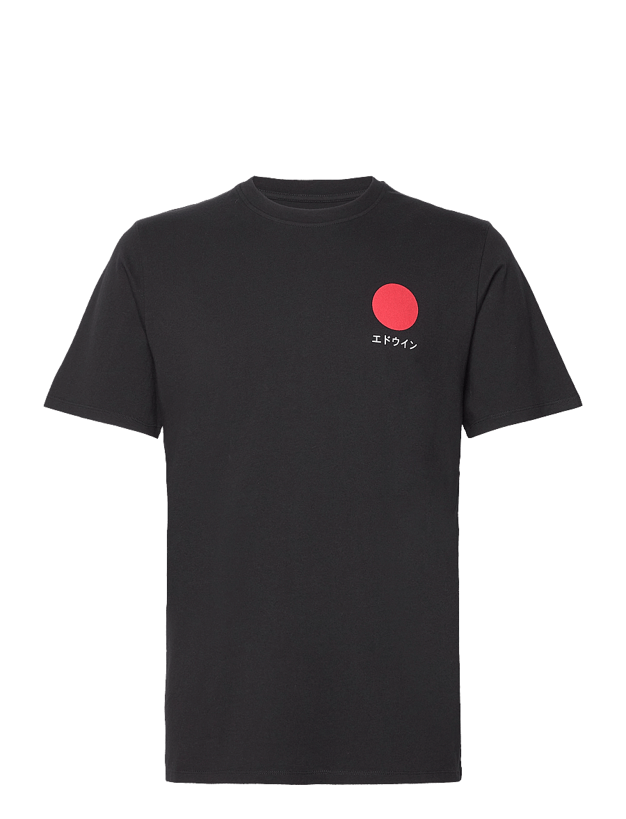 Edwin - Bolton T-Shirt - Grey Marl/White - kurzärmelig - black - 0