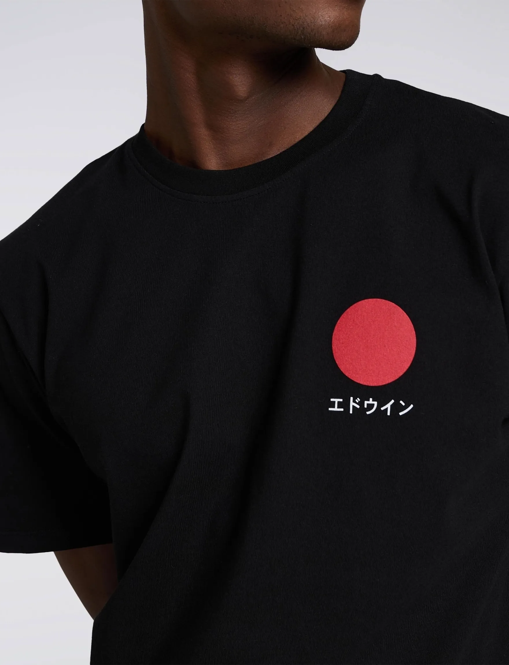 Edwin Japanese Sun T-Shirt - Kläder - BLACK / black