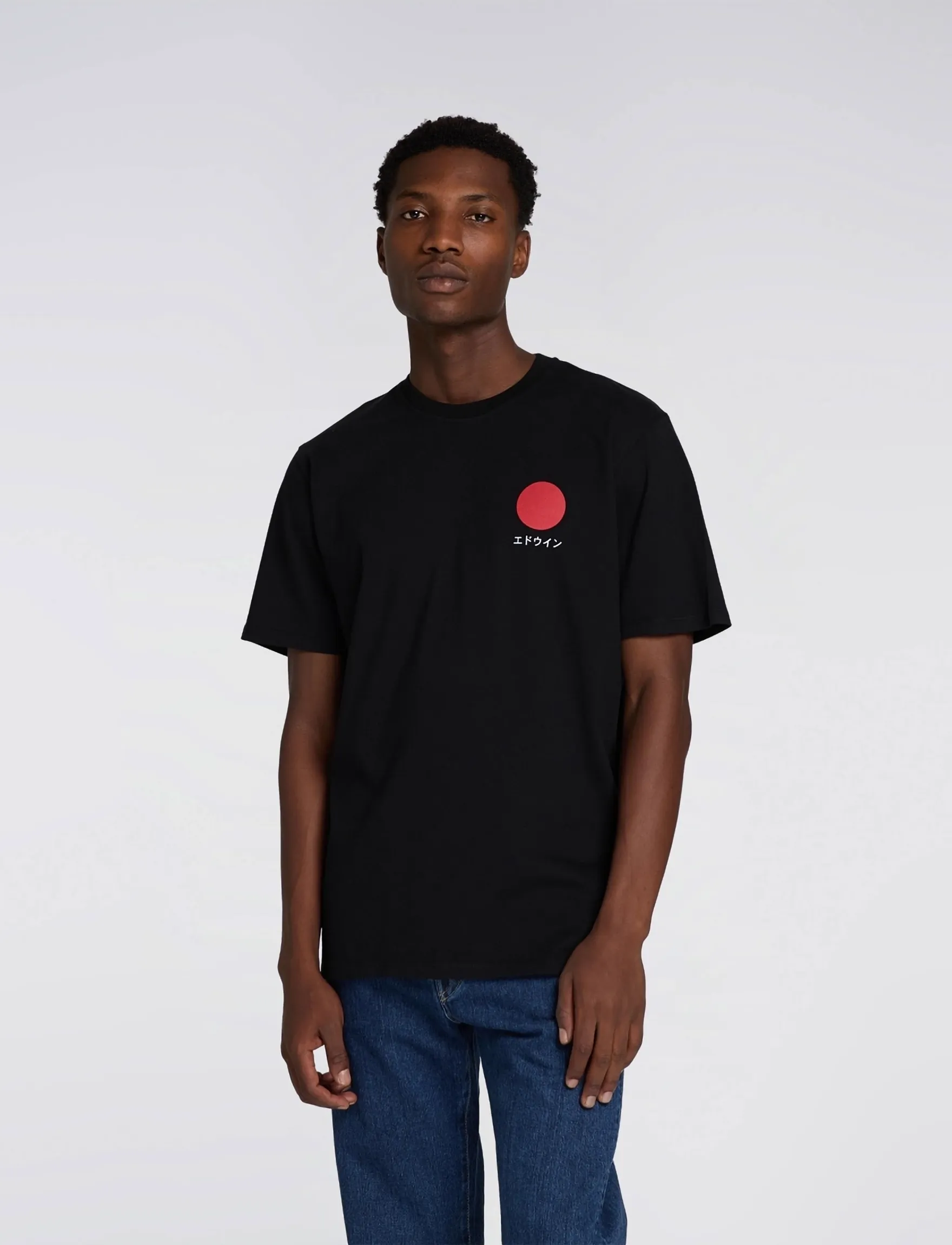 Edwin - Japanese Sun T-Shirt - short-sleeved t-shirts - black - 3