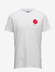 Edwin - JAPANESE SUN T-SHIRT - WHITE - short-sleeved t-shirts - garment washed - 0