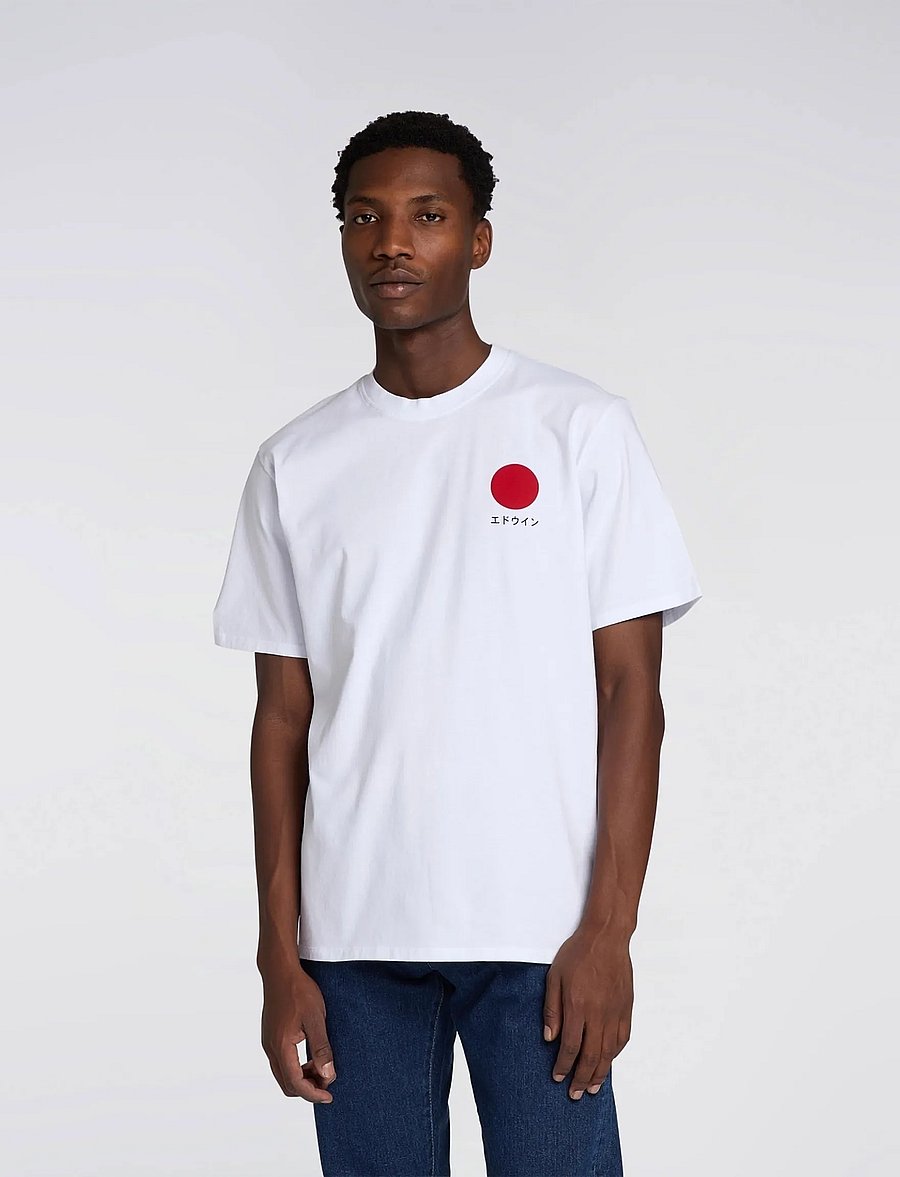 Edwin - Japanese Sun T-Shirt - lühikeste varrukatega t-särgid - white - 3
