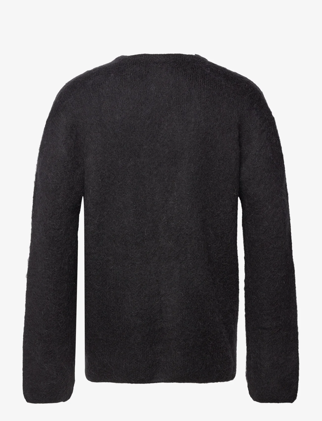 Edwin - HIJI CARDIGAN-BLACK - basic adījumi - black - 1