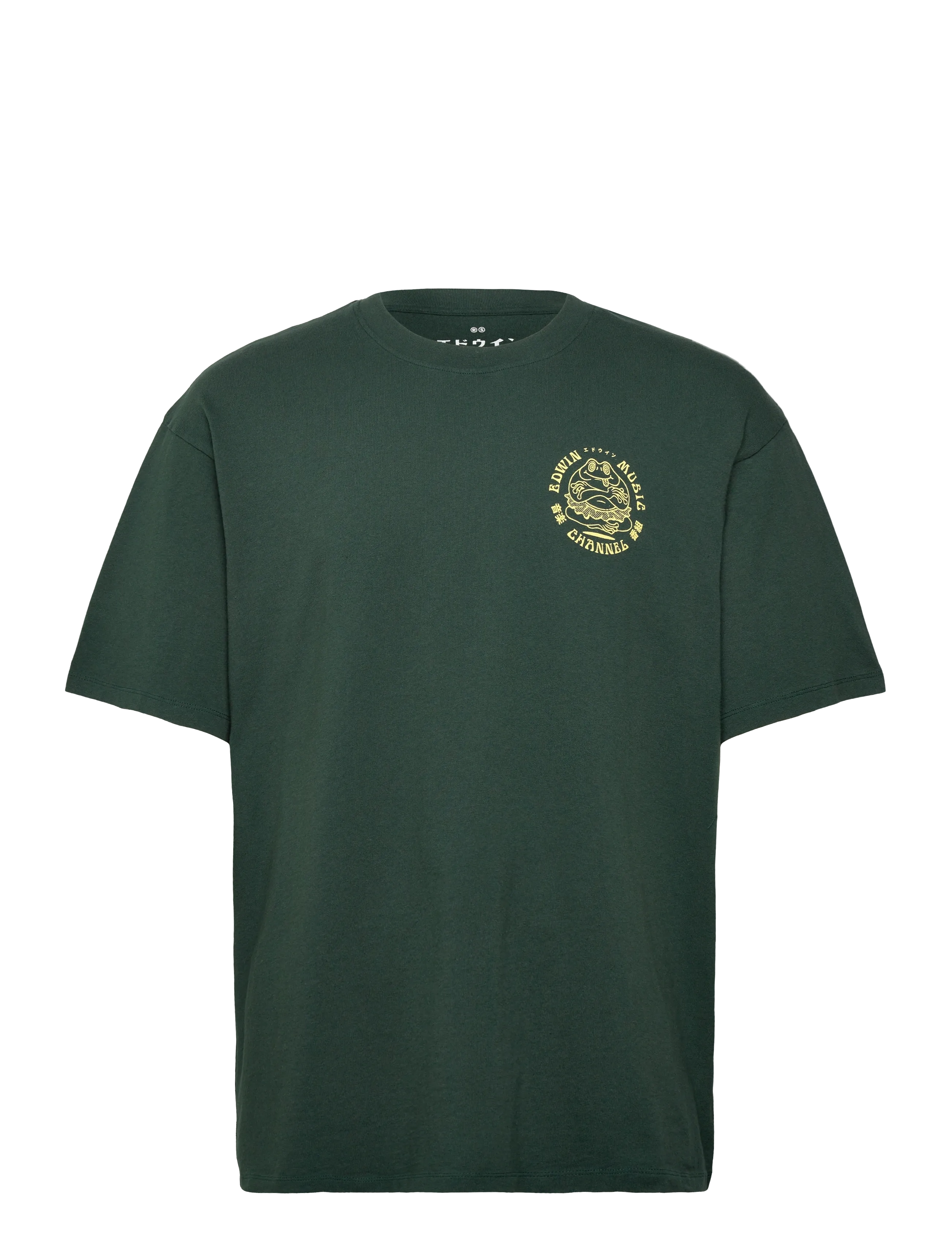Edwin EDWIN MUSIC CHANNEL T-SHIRT - Streetwear - GREEN GABLES / green