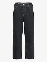 Edwin - TYRELL PANT - BLACK - DARK MARBLE WASH - loose jeans - black - dark marble wash - 0