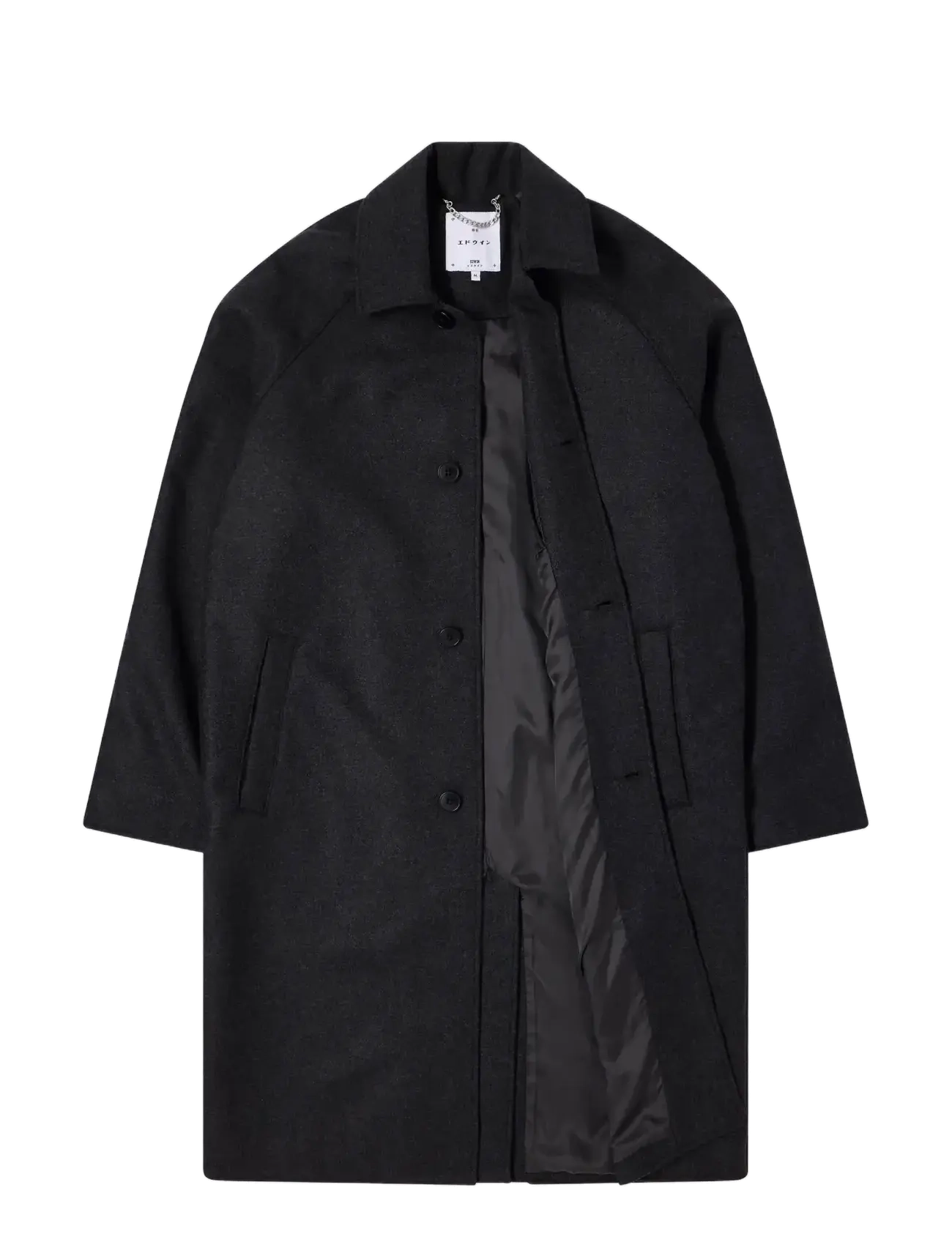 MAC WOOL COAT - DARK GREY MARL