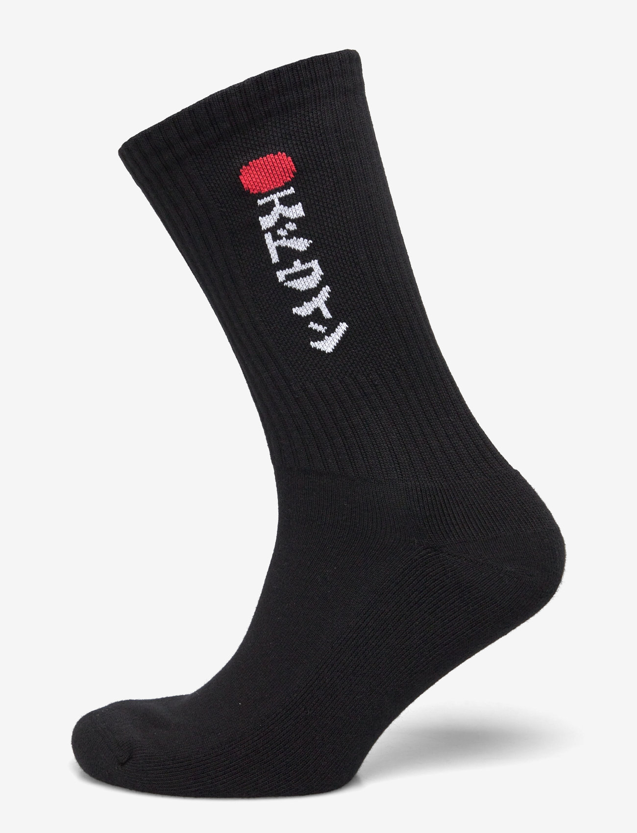 Edwin - Kamifuji Socks-White - crew-socken - black - 0