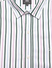Edwin - TOLEDO SHIRT SS - WHITE / PINK / GREEN - basic shirts - white / pink / green - 2