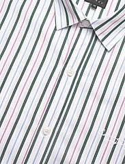 Edwin - TOLEDO SHIRT SS - WHITE / PINK / GREEN - basic shirts - white / pink / green - 3