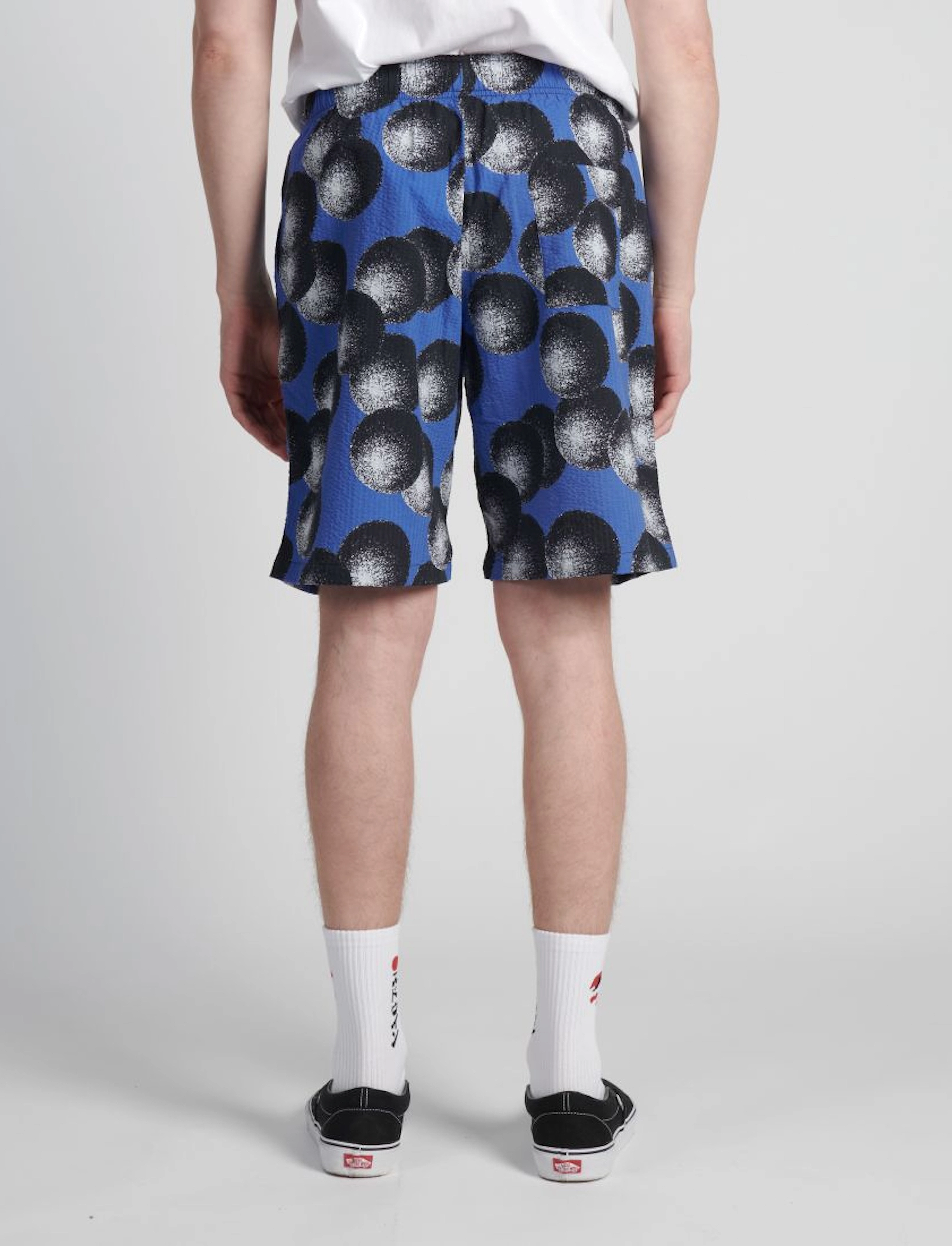 Edwin - DOTS SHORT - BLUE - sweatshorts - blue - 3