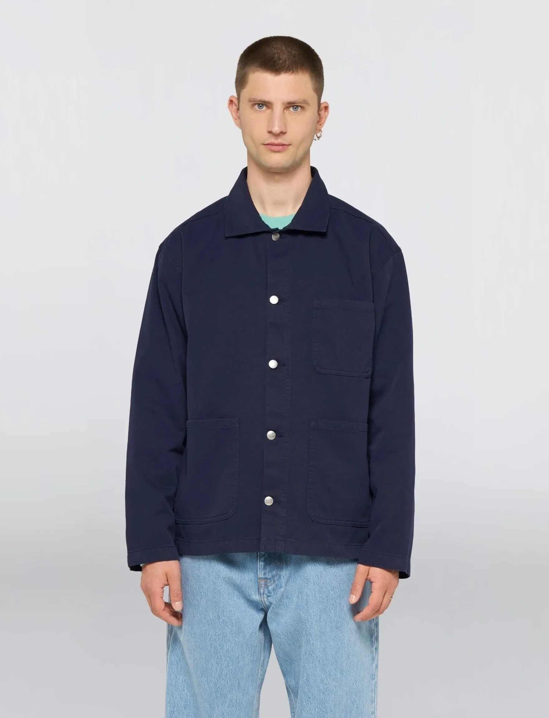 Edwin Trembley Jacket-Maritime Blue, L, Navy, Jakker > Lette Jakker, Herre