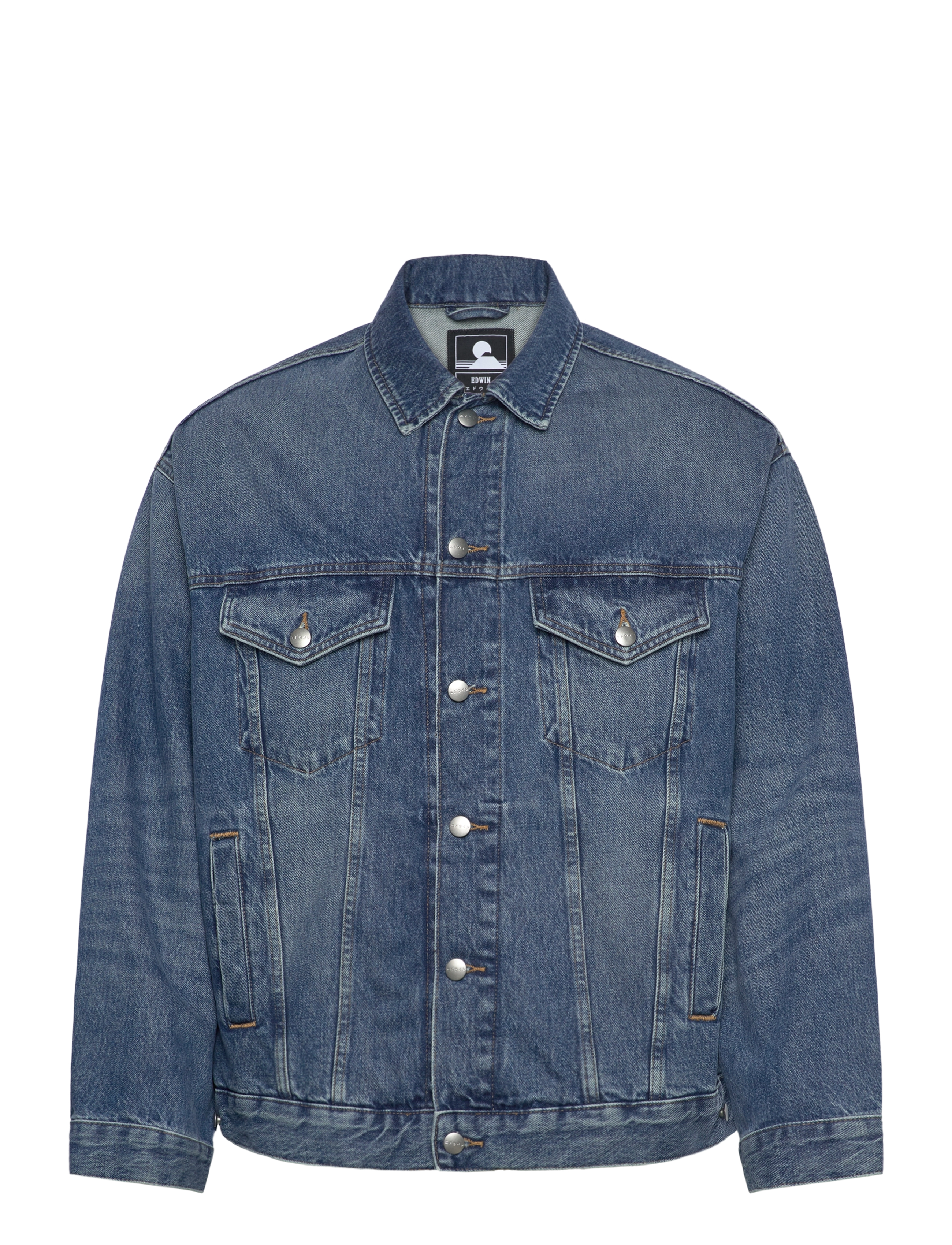 Edwin Eu-Trucker Jacket - Blue - Edwin - BLUE / blue