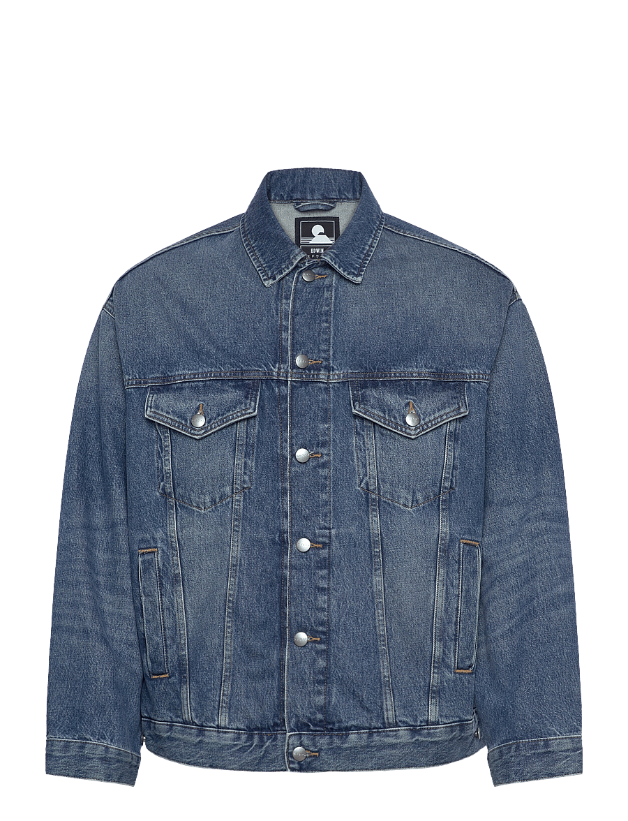 Edwin - Eu-Trucker Jacket - Blue - jeansjacken - blue - 0