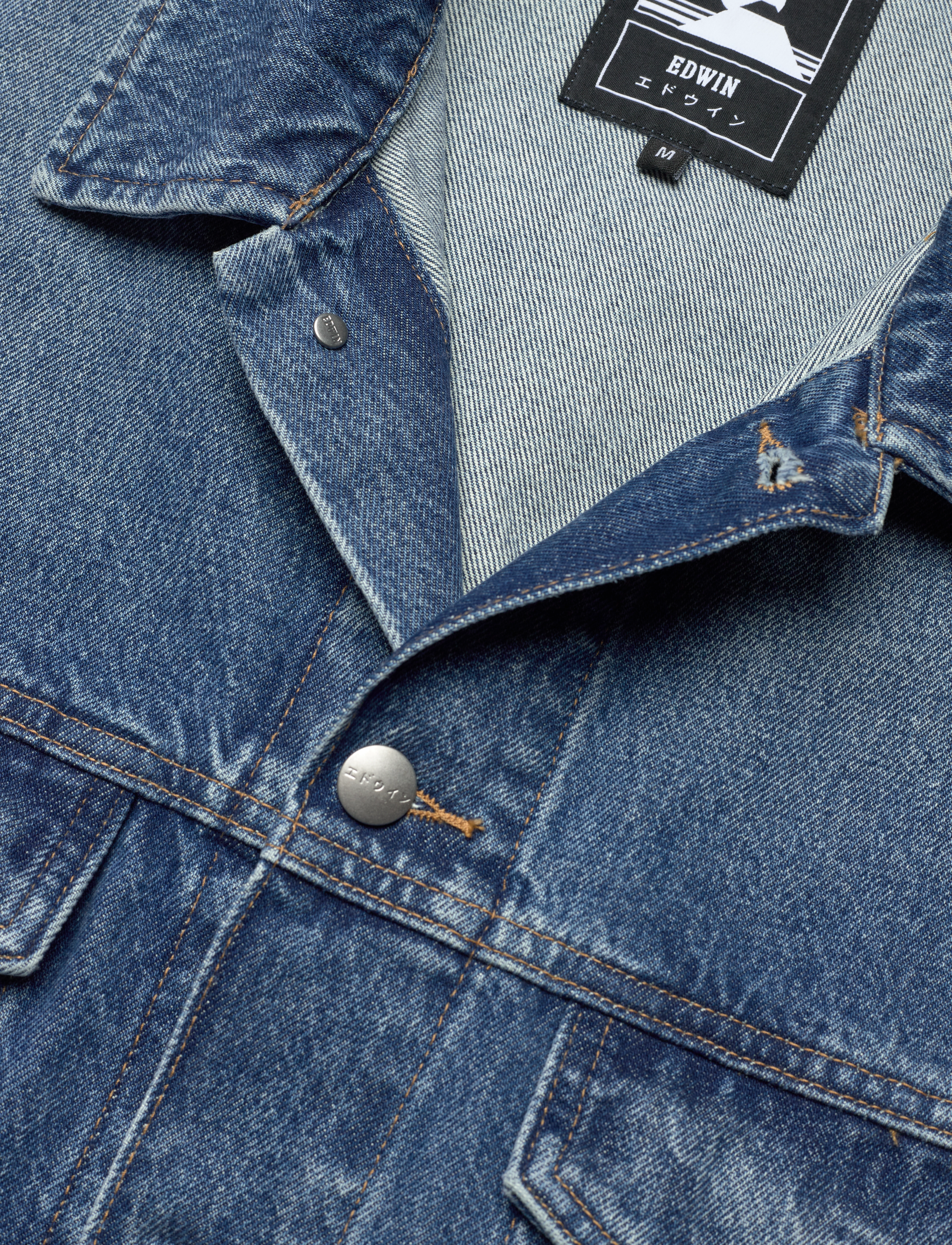 Edwin - Eu-Trucker Jacket - Blue - blue - 3