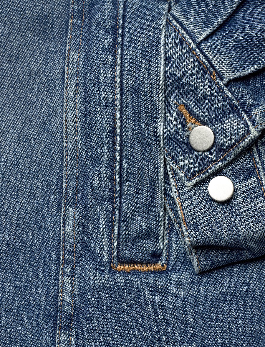 Edwin - Eu-Trucker Jacket - Blue - jeansjacken - blue - 4
