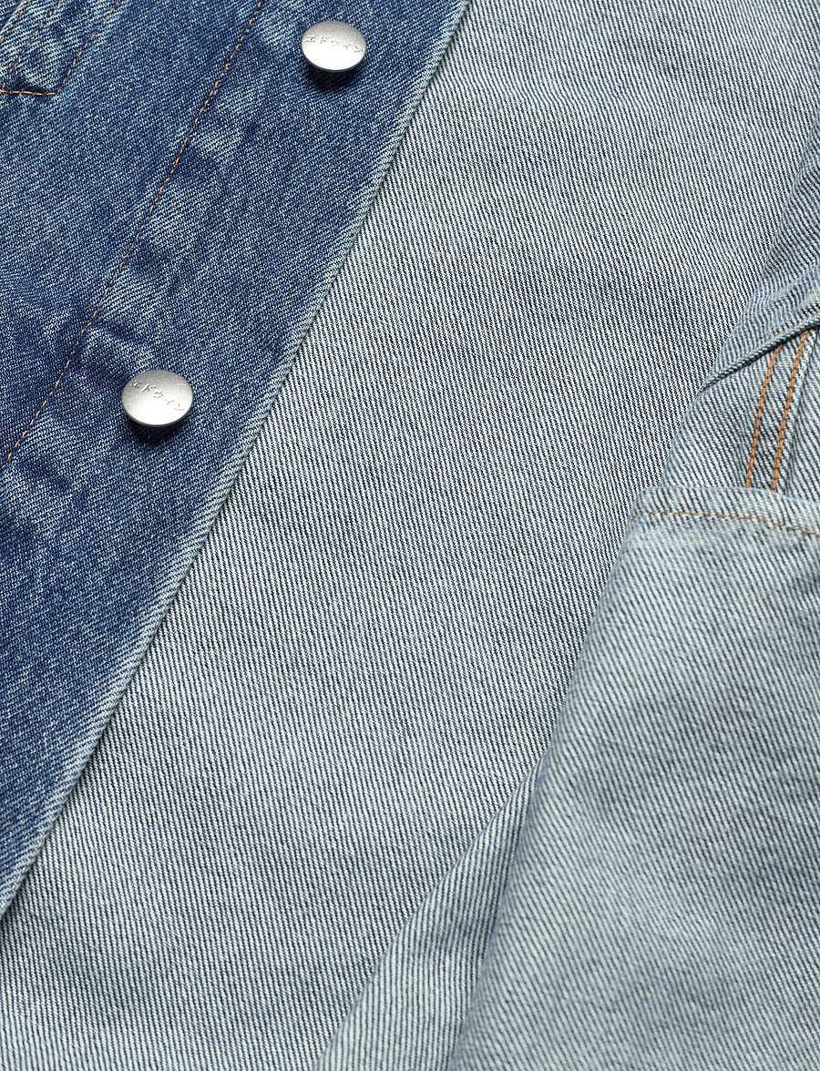 Edwin - Eu-Trucker Jacket - Blue - jeansjacken - blue - 5