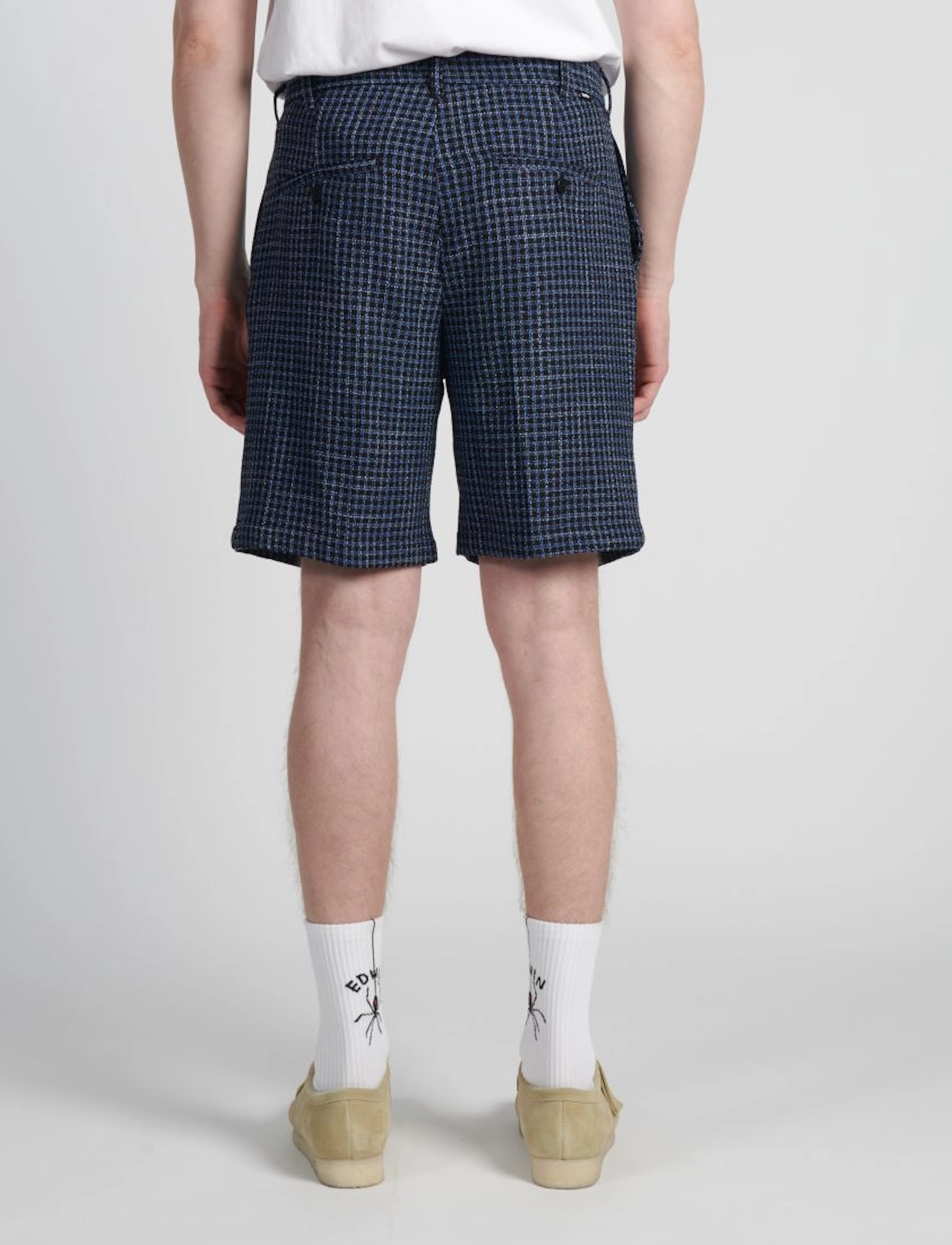 Edwin - BAZZ SHORT - BLUE / BLACK - ikdienas šorti - blue / black - 3