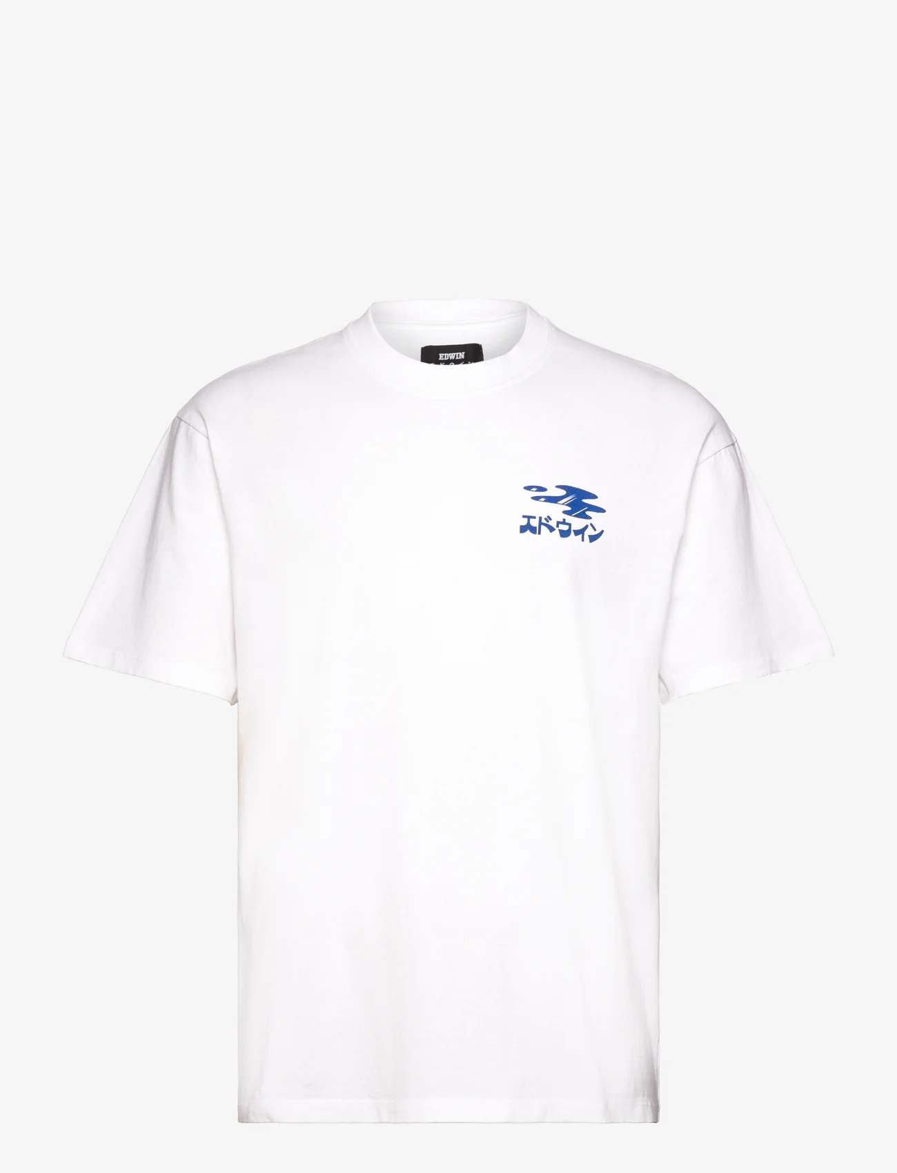 Edwin - STAY HYDRATED T-SHIRT - WHITE - kortärmade t-shirts - white - 0