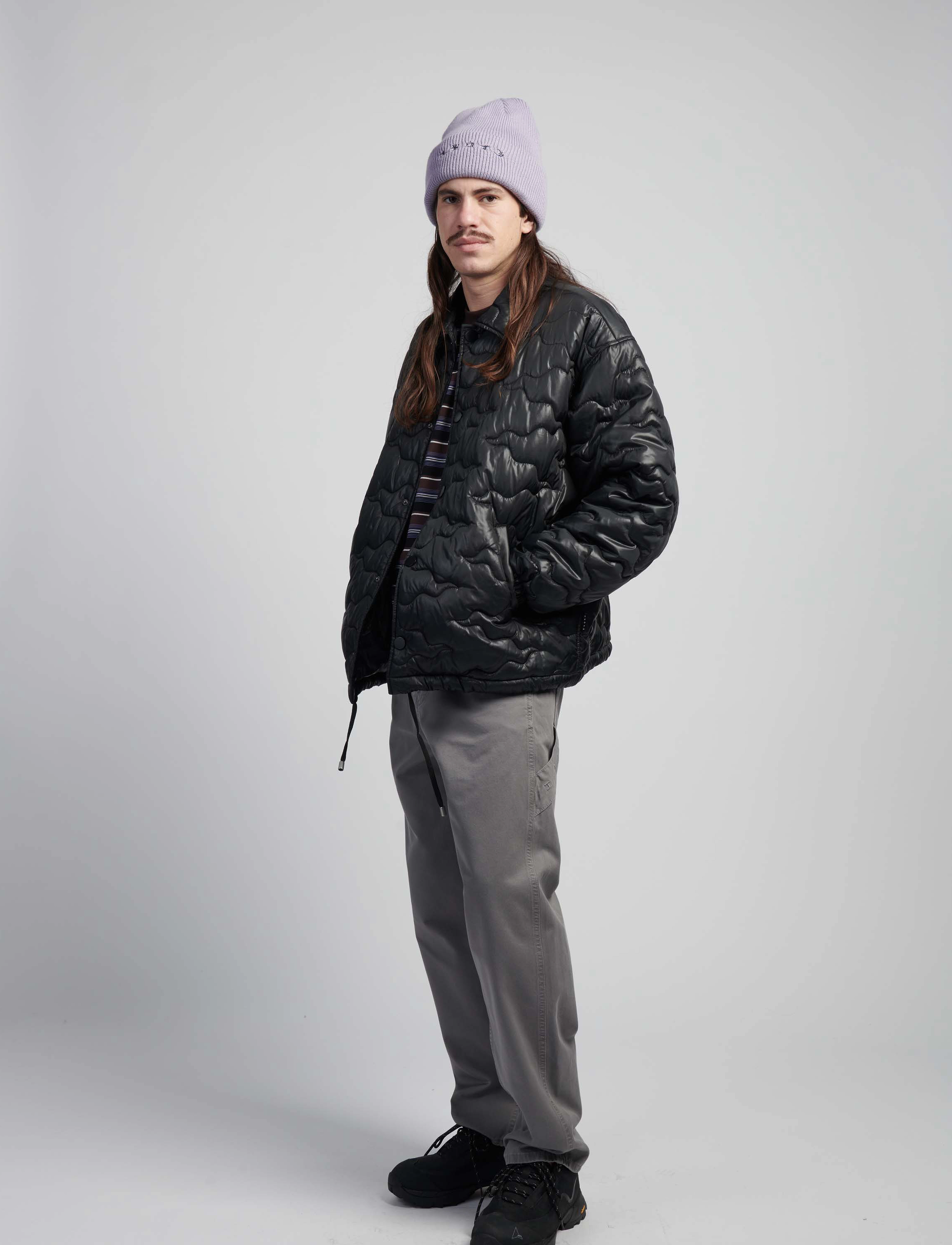 Edwin - DARREN COACH JACKET-BLACK - herbstjacken - black - 3