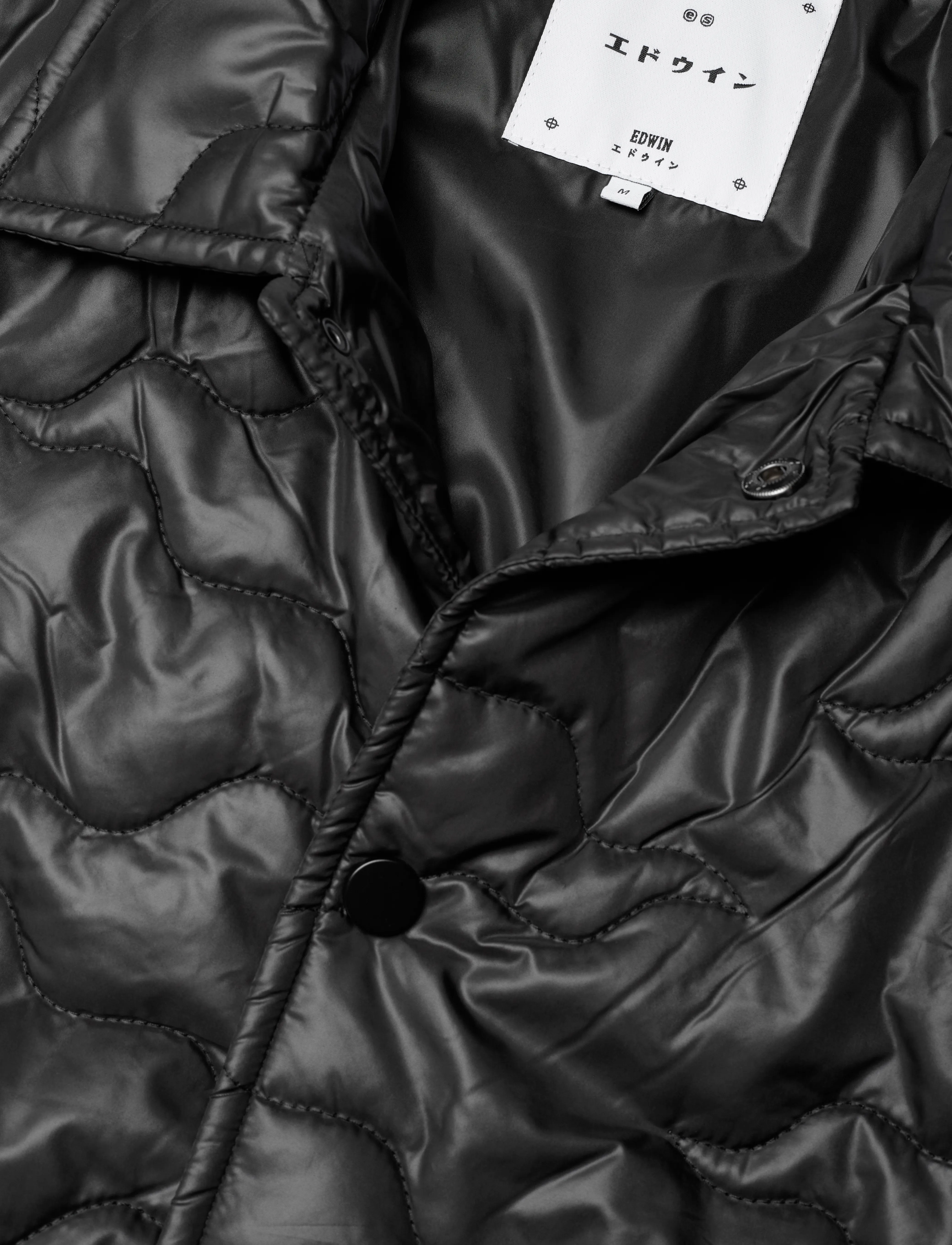 Edwin - DARREN COACH JACKET-BLACK - herbstjacken - black - 5