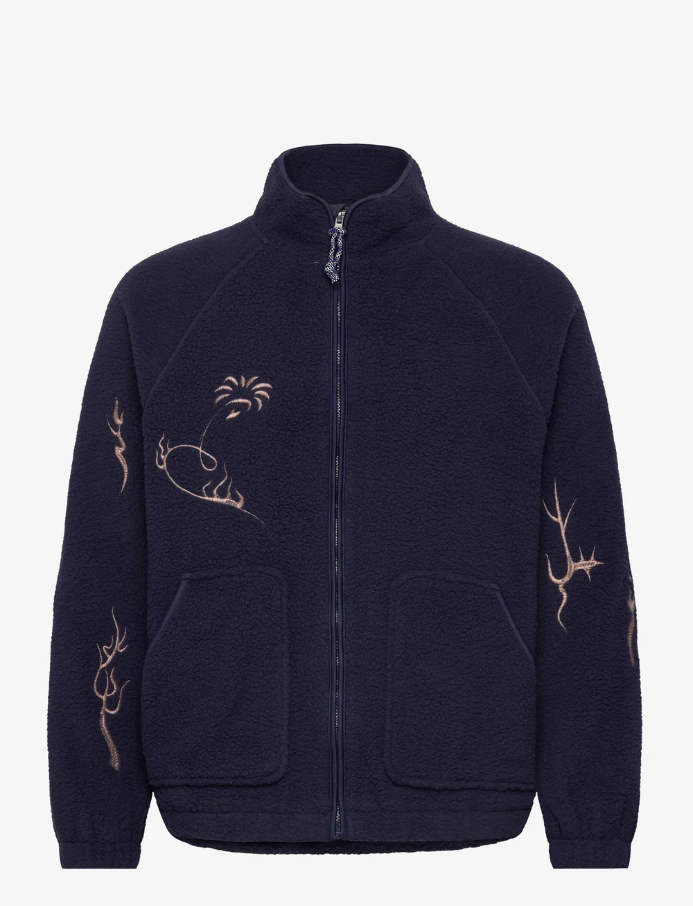 Edwin - BALMY JACKET-MARITIME BLUE - fleecetrøjer - maritime blue - 0