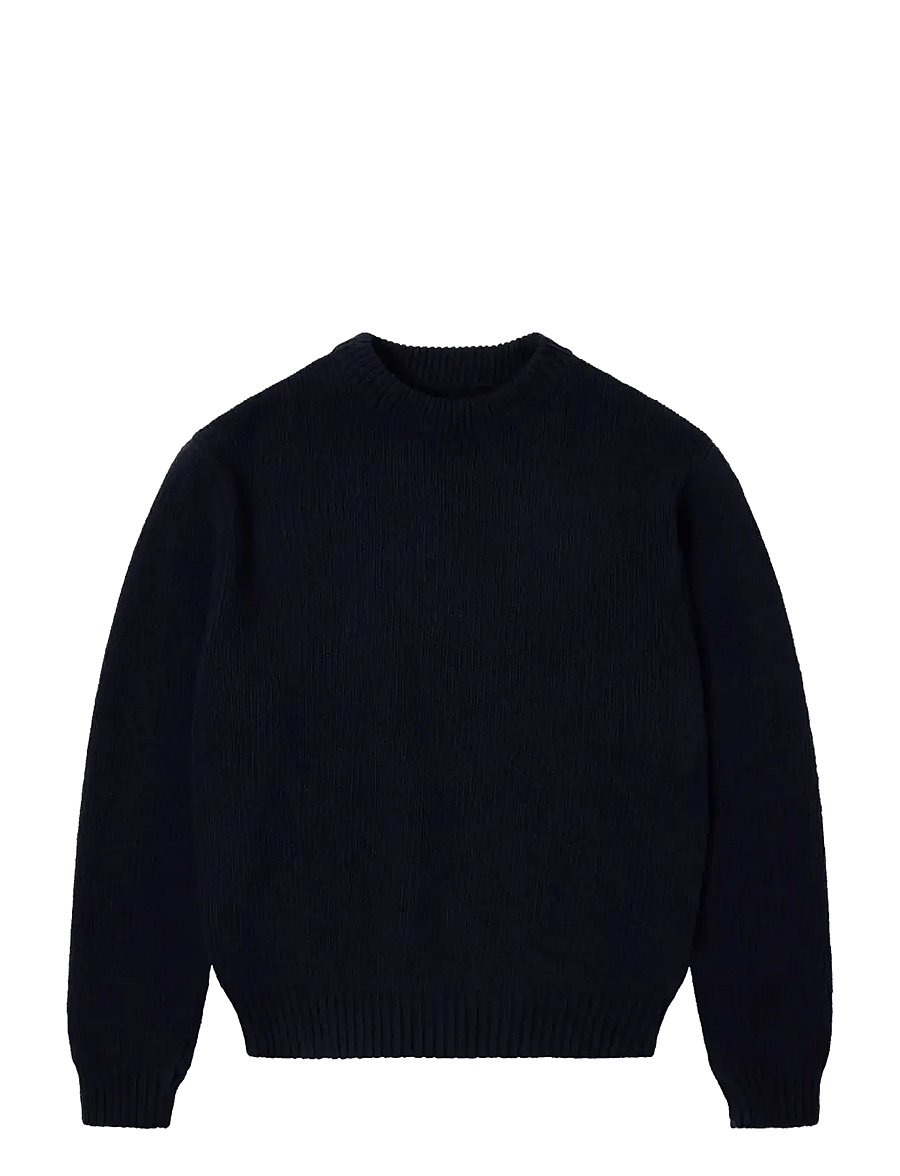 Edwin - ELLIS SWEATER - rundhals - navy/off white - 1
