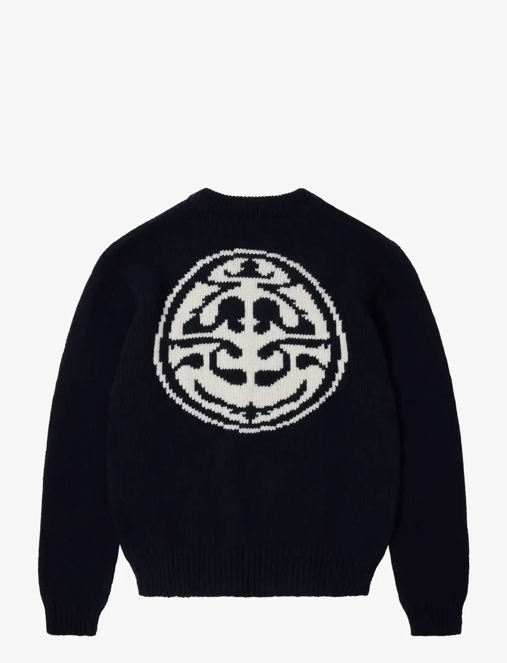 Edwin - ELLIS SWEATER - rundhals - navy/off white - 2