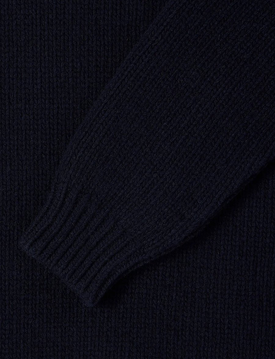 Edwin - ELLIS SWEATER - rundhals - navy/off white - 5