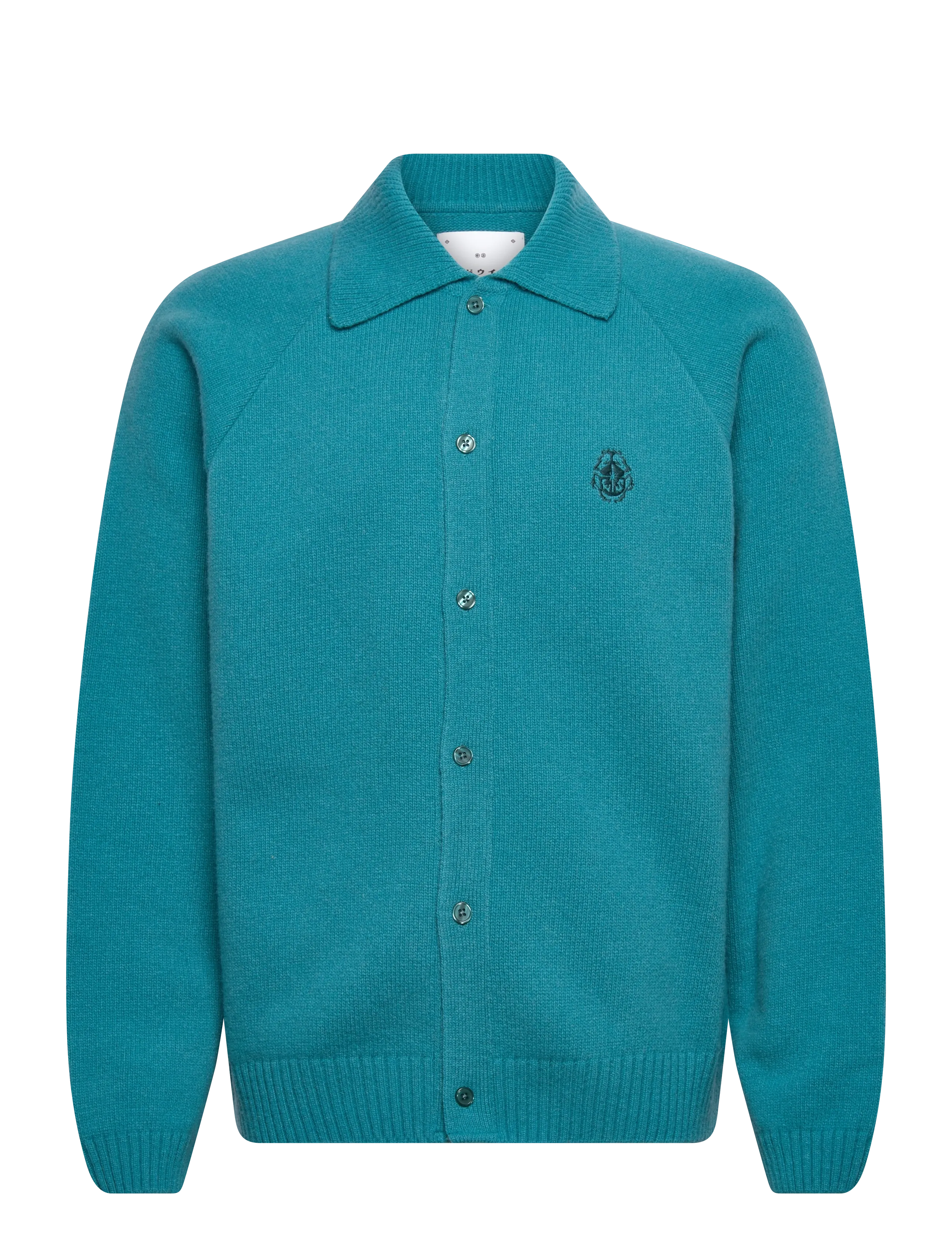 Edwin MARS POLO CARDIGAN-BALTIC - Strickmode - BALTIC / blue