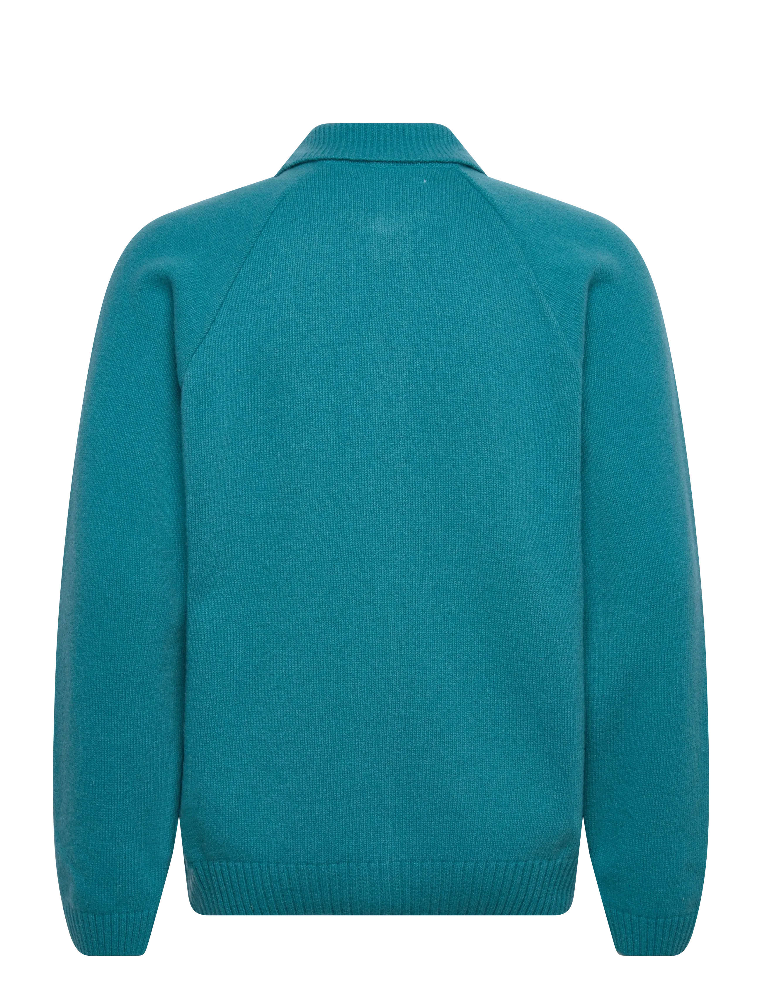 Edwin - MARS POLO CARDIGAN-BALTIC - cardigans - baltic - 1